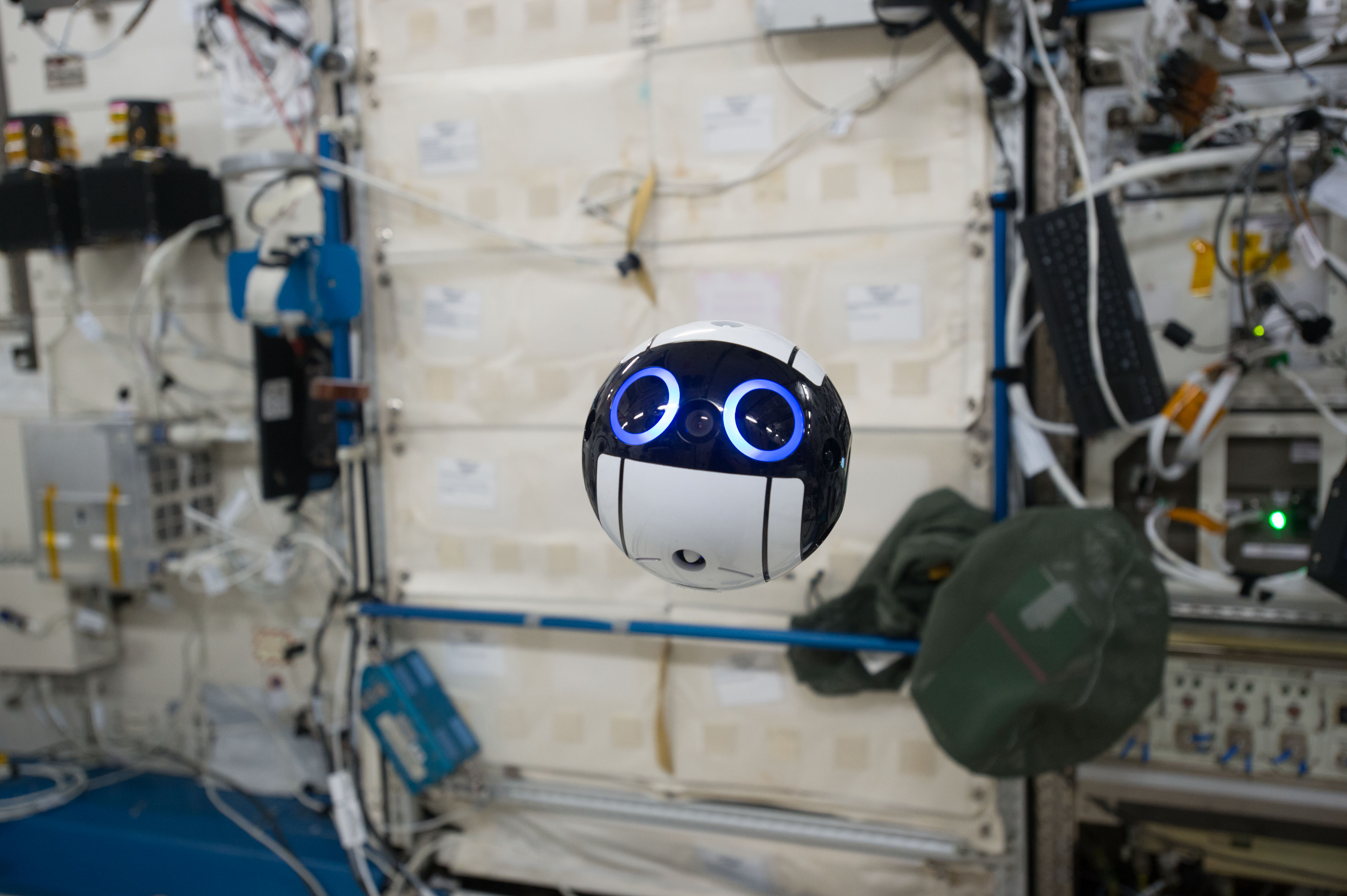 JEM Internal Ball Camera taking a video