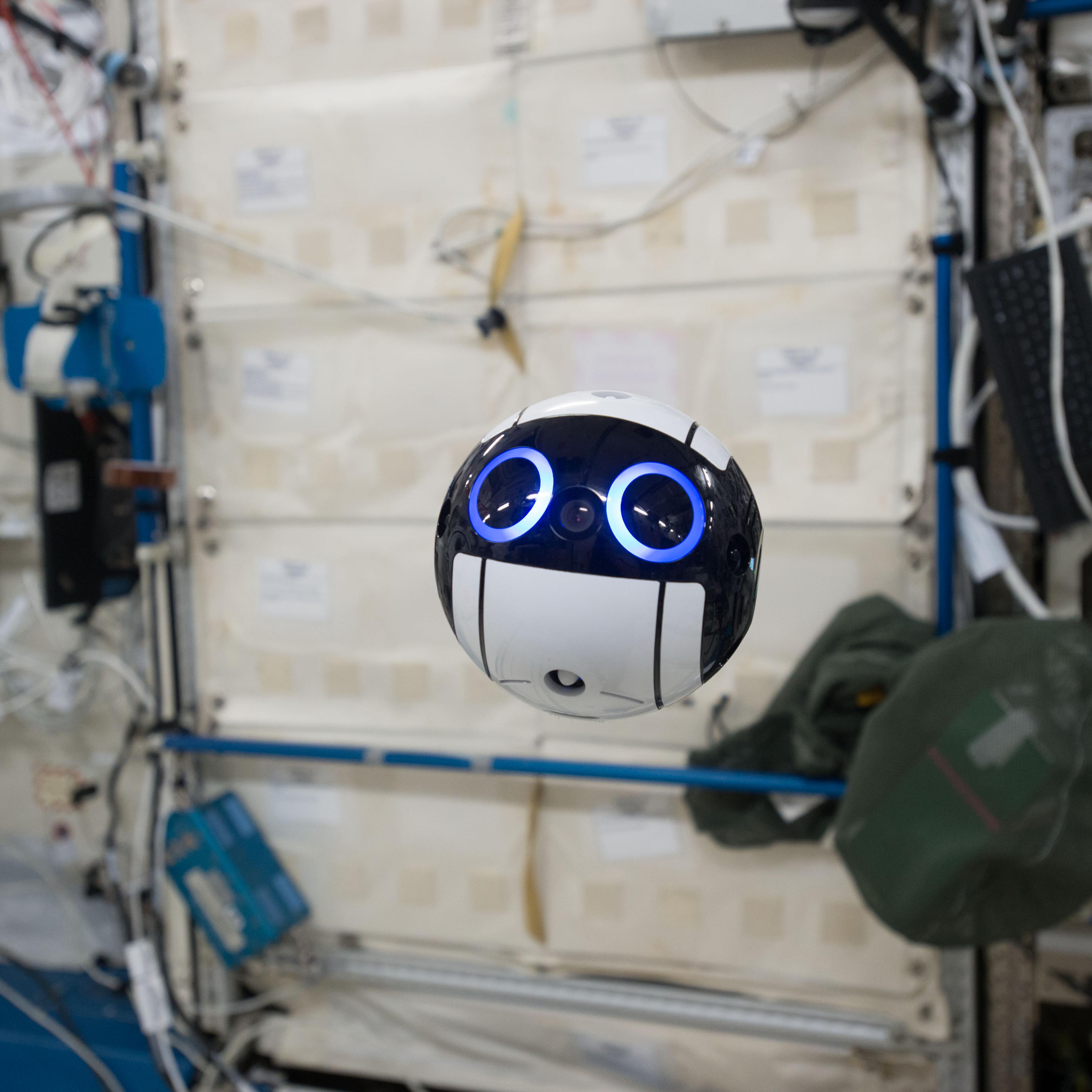 JEM Internal Ball Camera taking a video