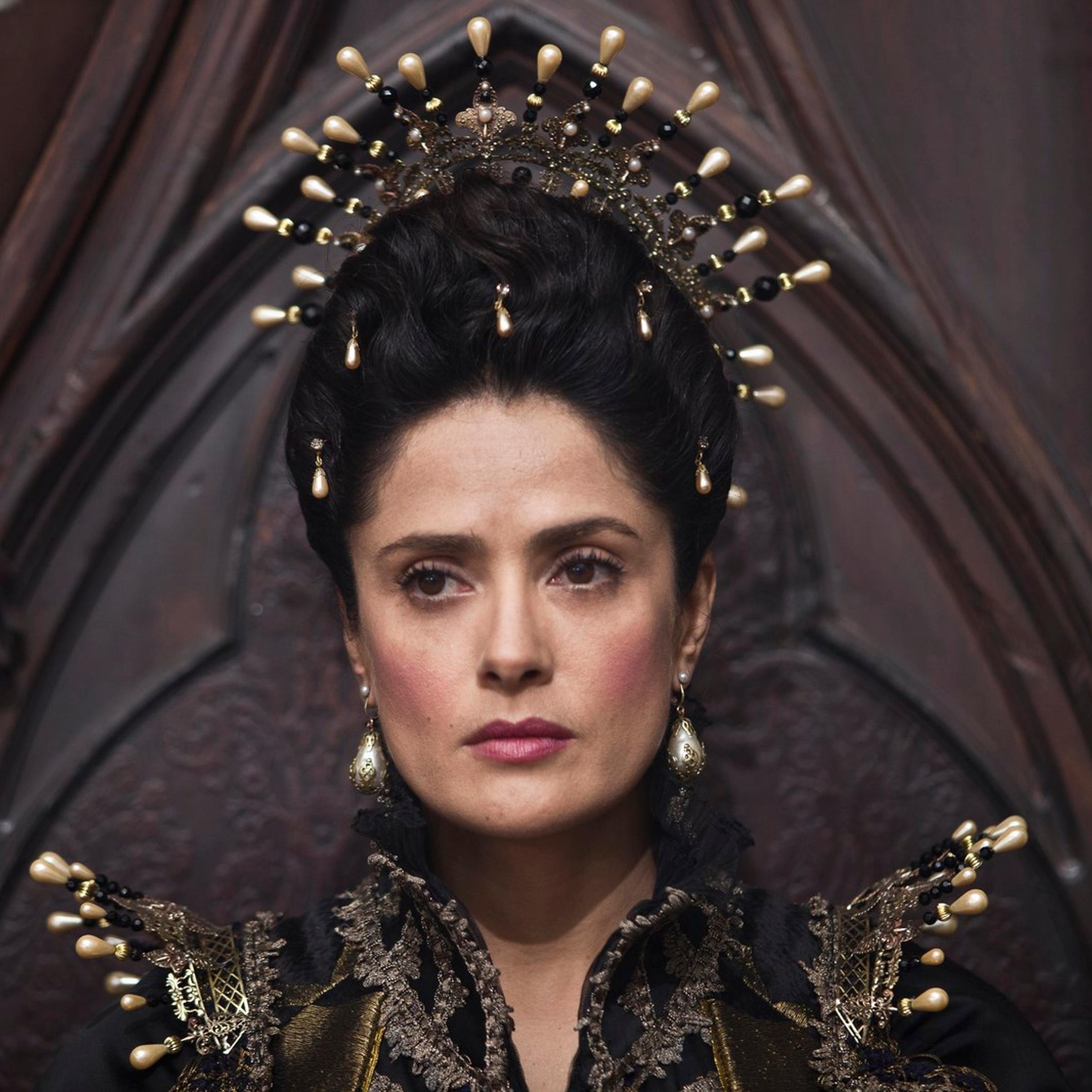 Salma Hayek as Queen of Longtrellis in Tale of Tales.