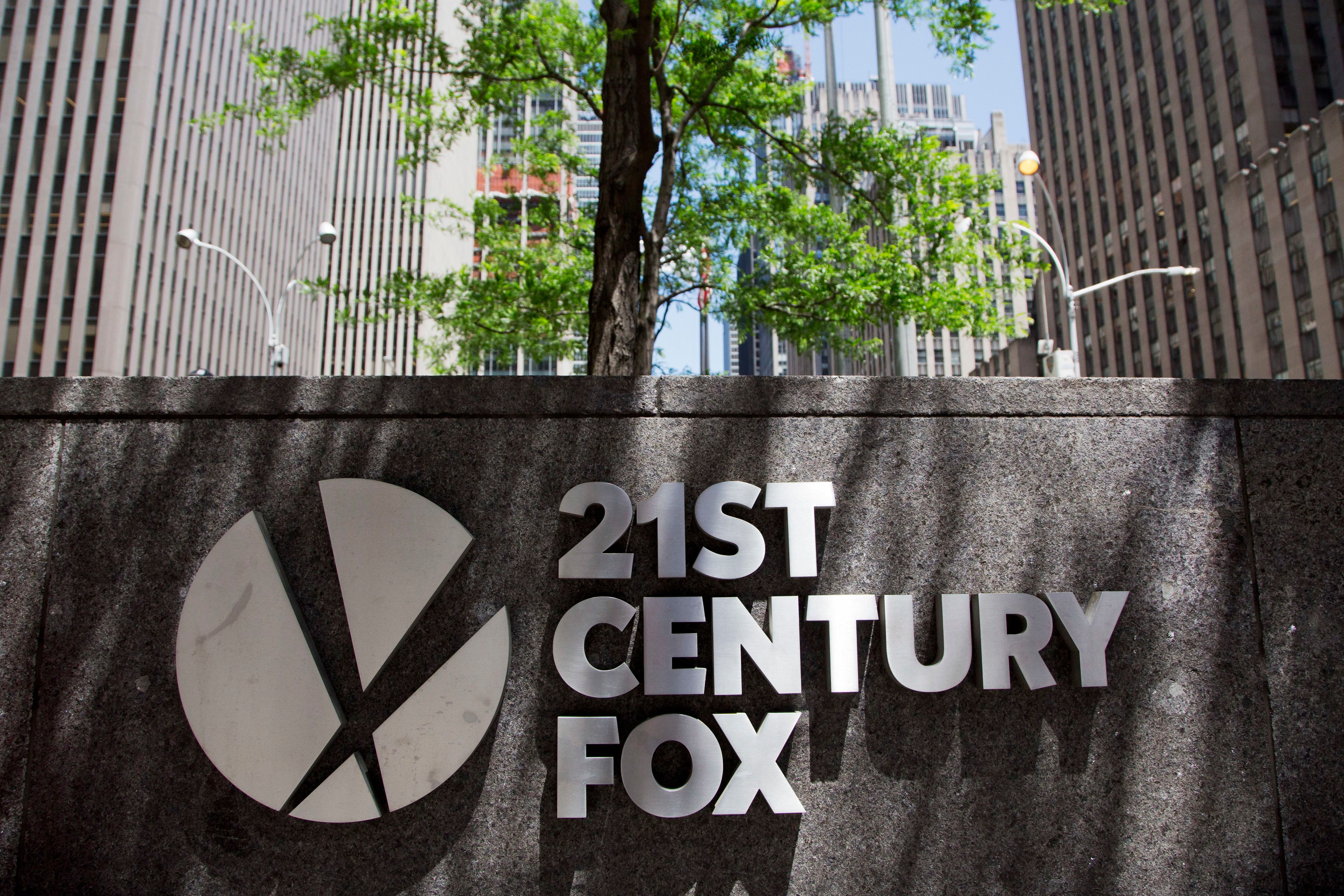 Exterior shot of 21st Century Fox building