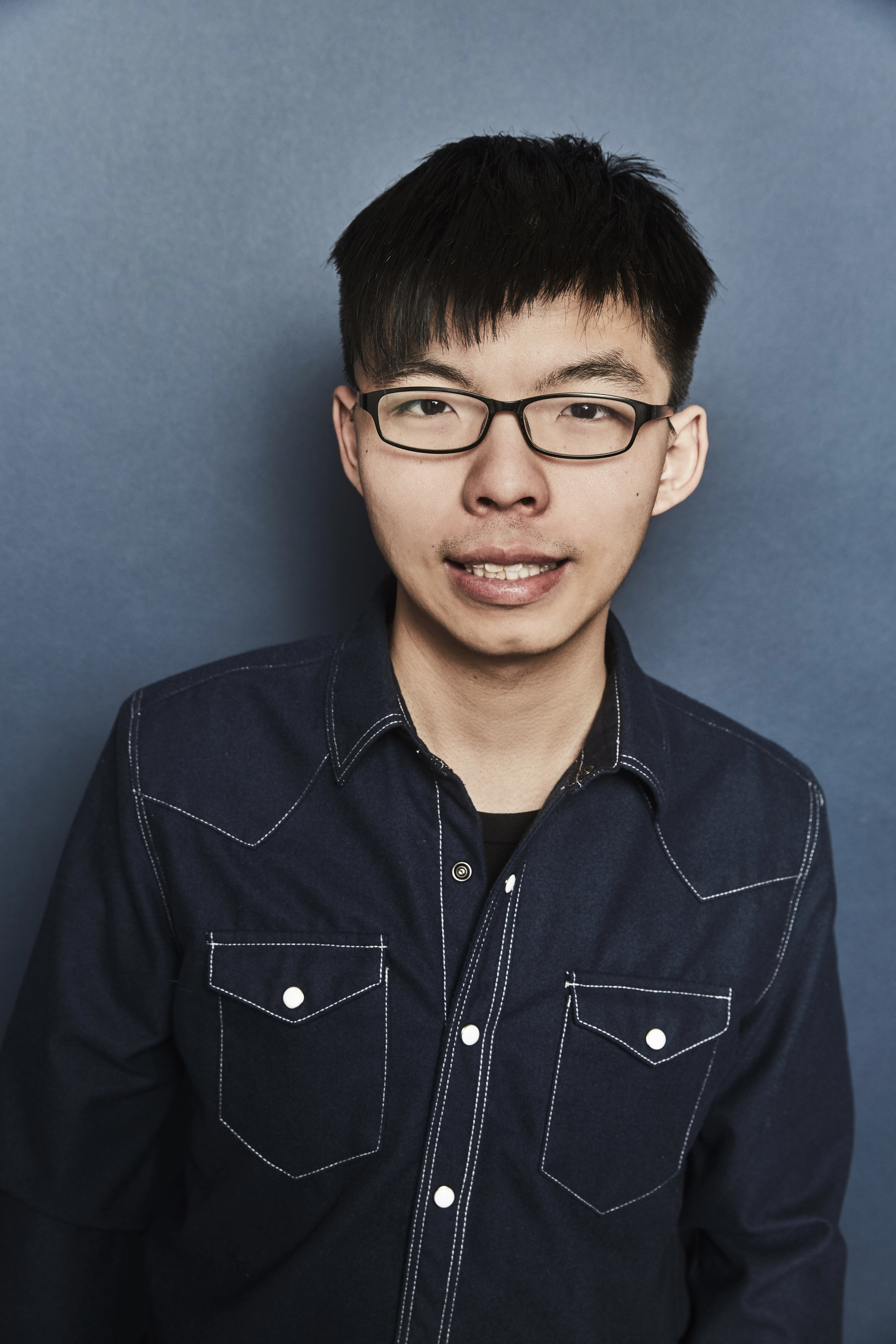 Joshua Wong from the film 'Joshua: Teenager vs Superpower' poses for a portrait at the 2017 Sundance Film Festival Getty Images Portrait Studio on January 23, 2017 in Park City, Utah.