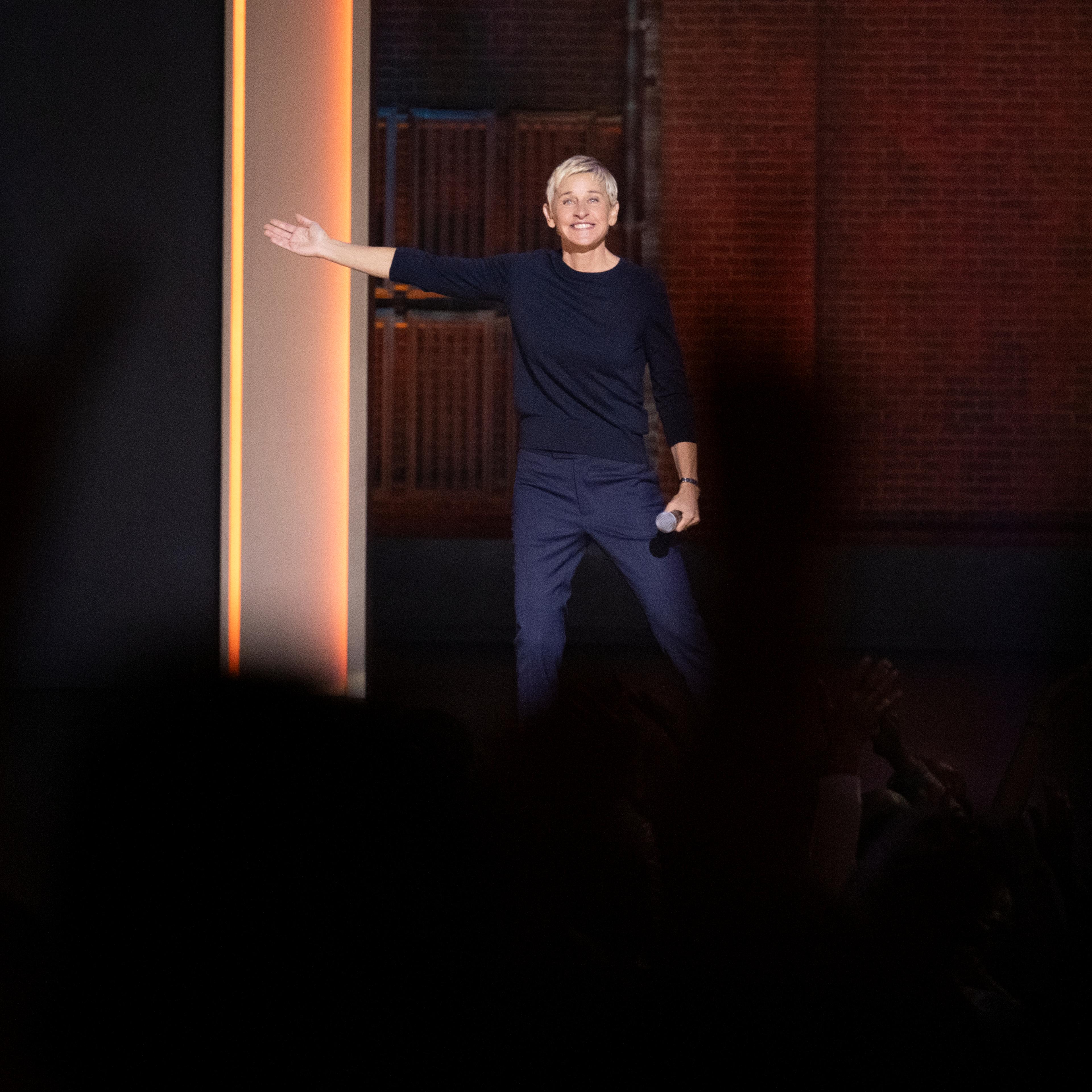 Ellen DeGeneres: For Your Approval. Ellen DeGeneres in Ellen DeGeneres: For Your Approval. Cr. Wilson Webb/Netflix © 2024