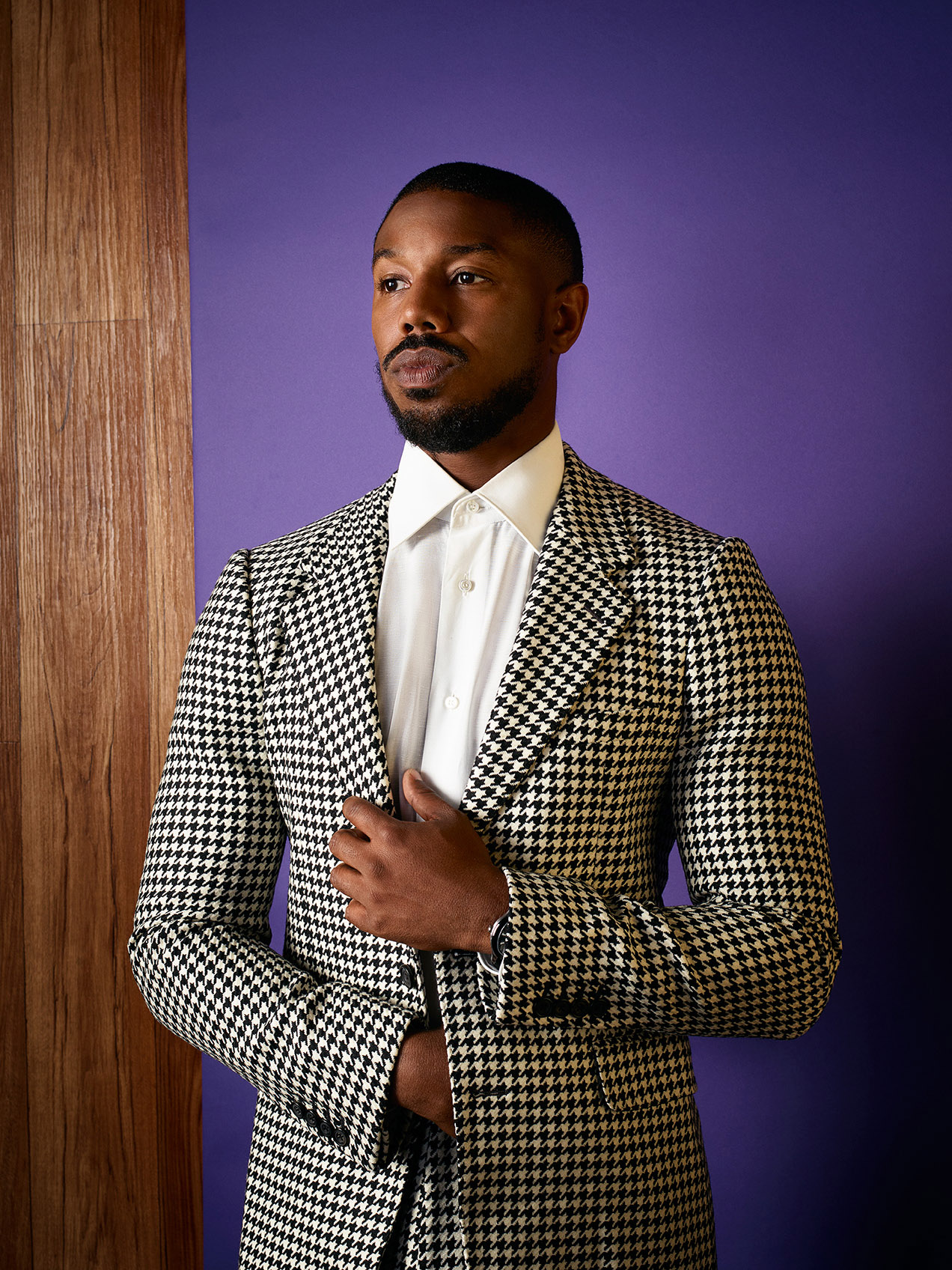 Michael B. Jordan photographed in Los Angeles, California on August 21, 2019