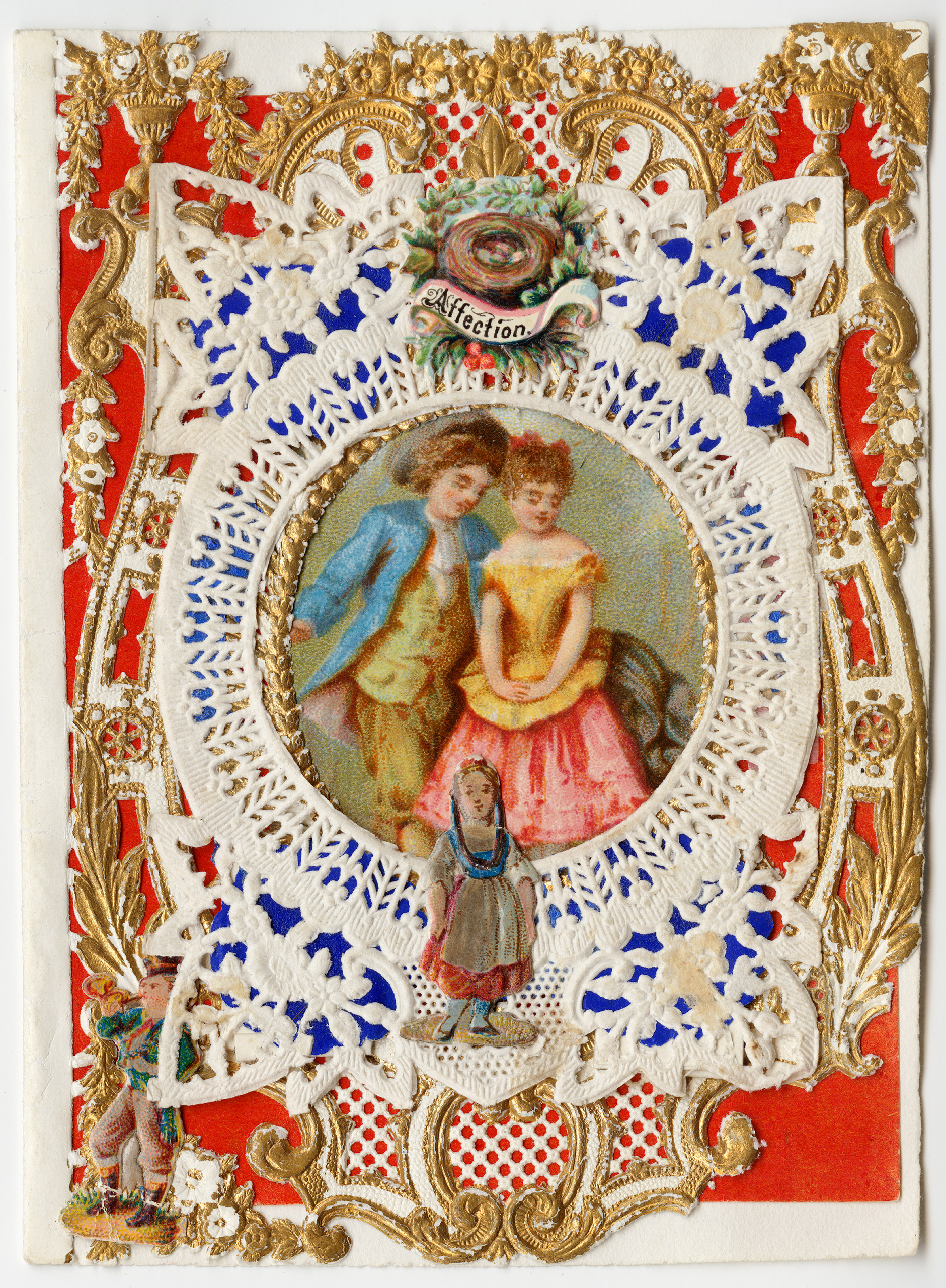 Esther Howland Valentine's Day card ca. 1870s.