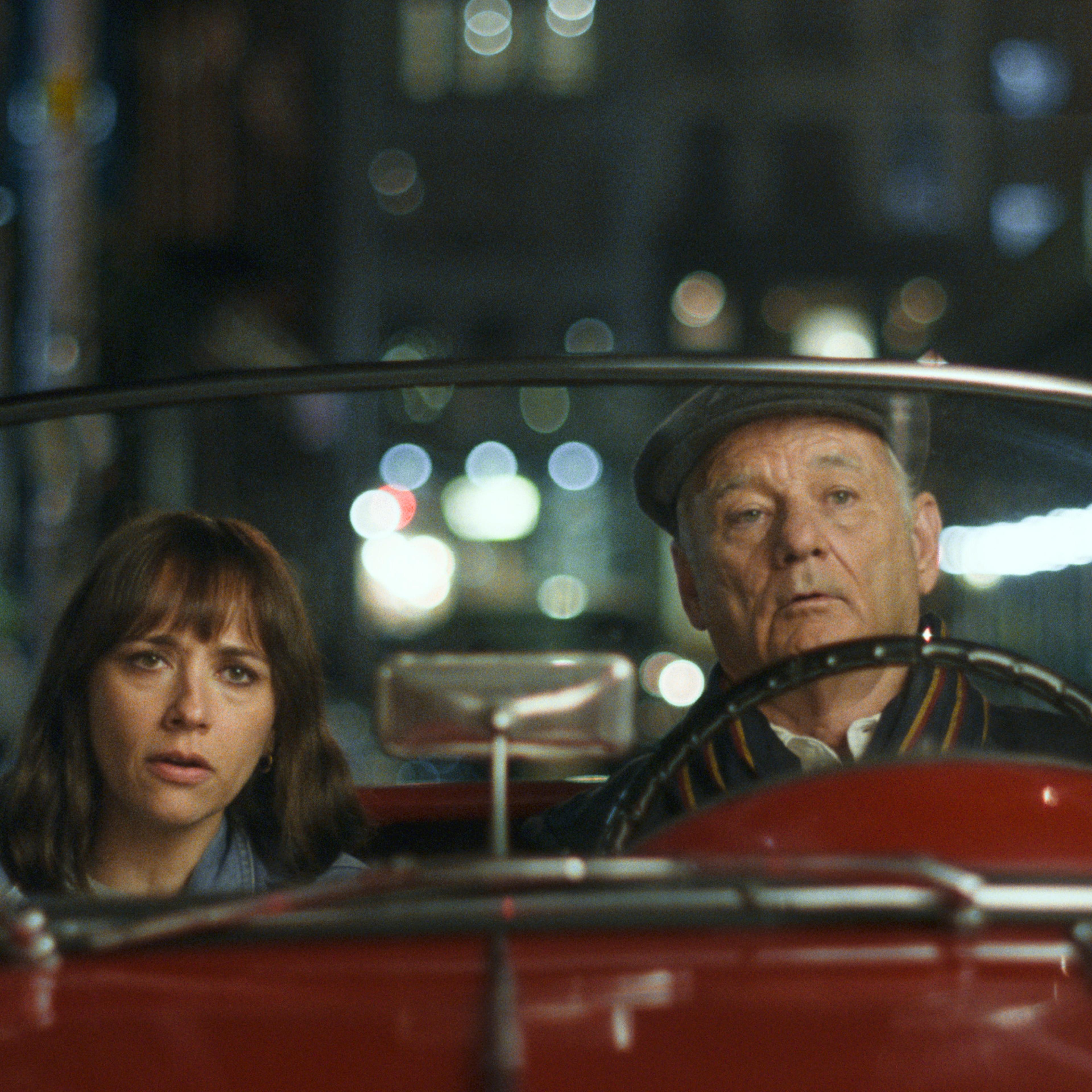 Rashida Jones and Bill Murray on a stake-out in 'On the Rocks'