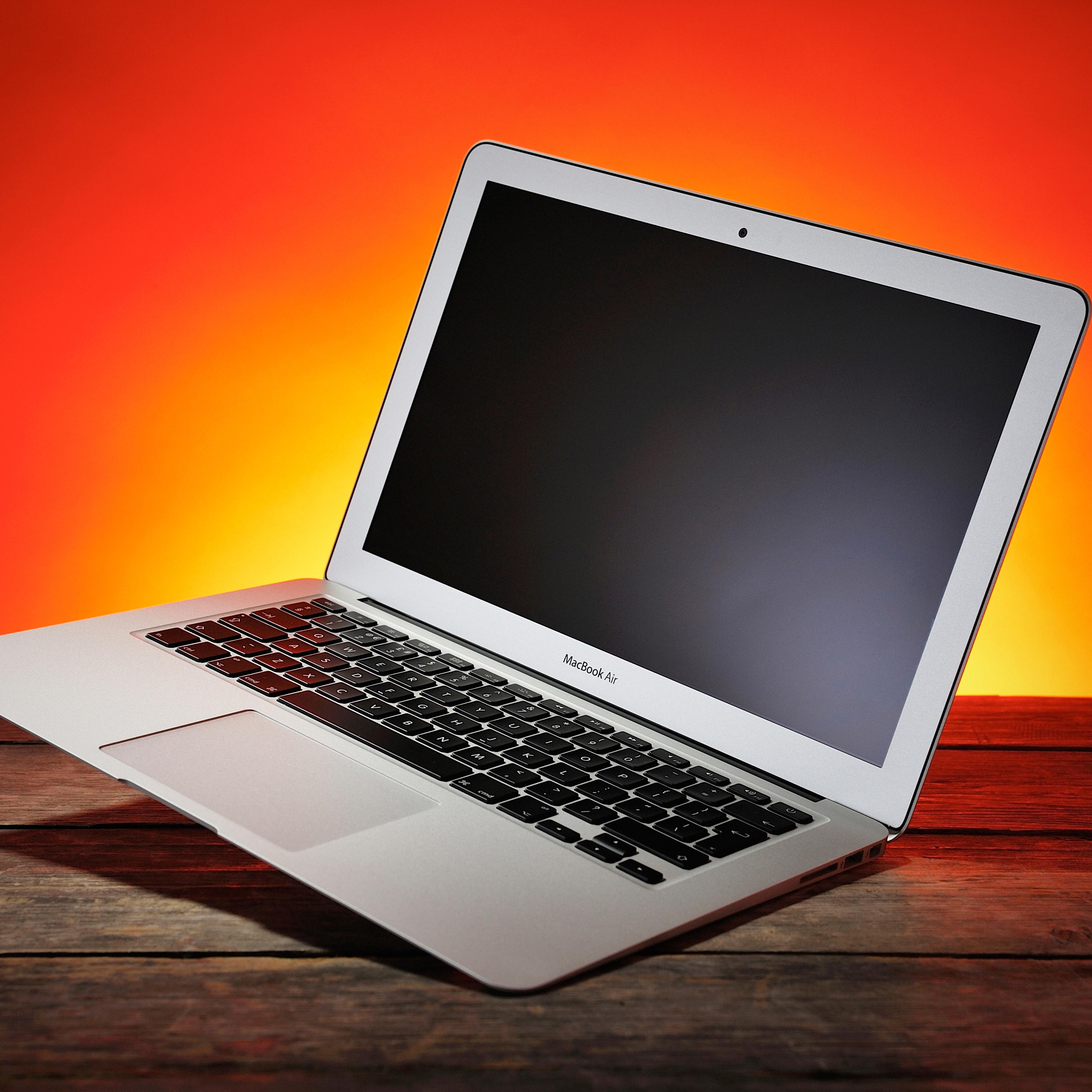 A 13-inch Apple MacBook Air laptop computer