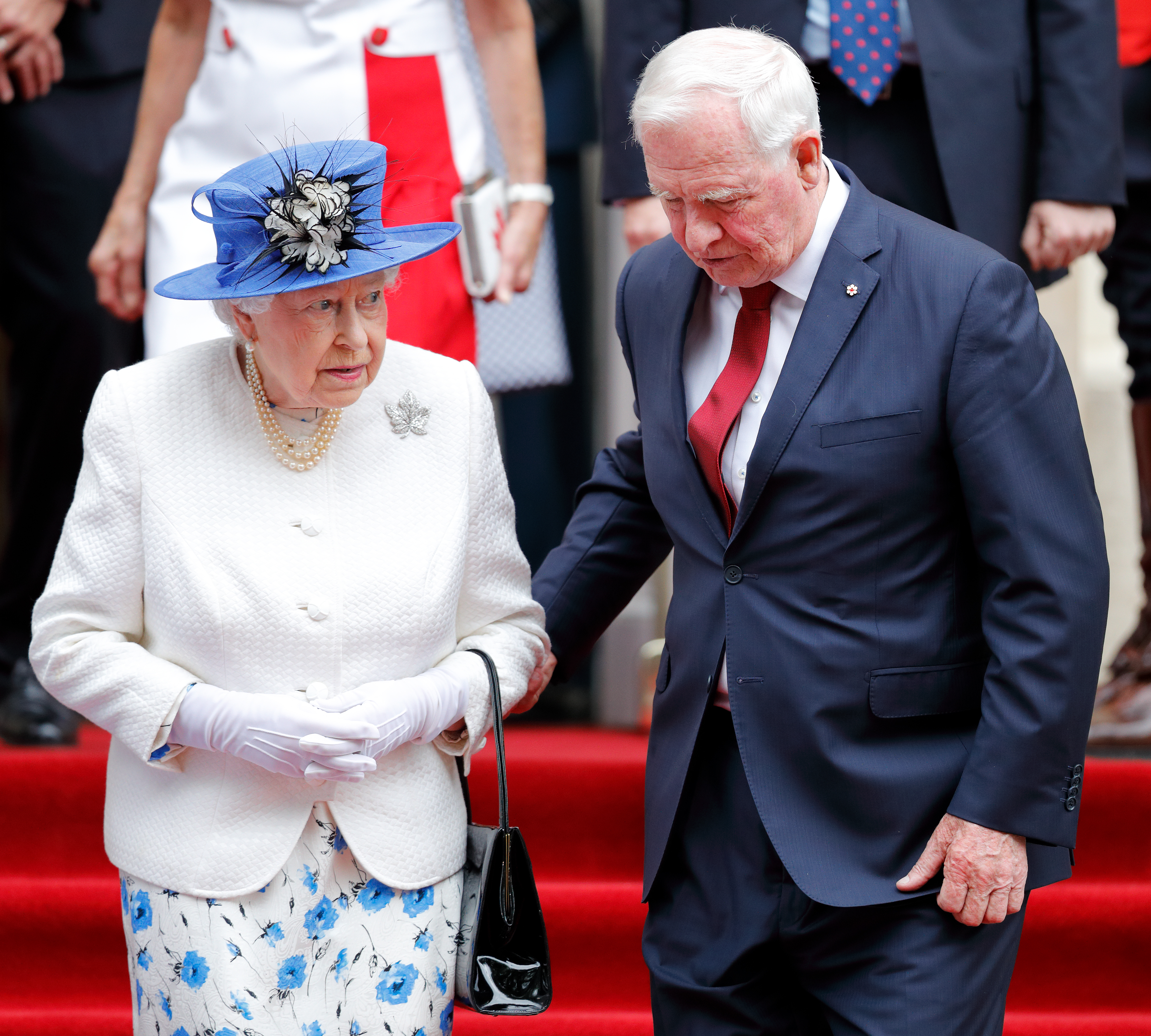 The Queen And Duke Of Edinburgh Visits Canada House