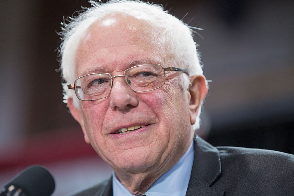 Bernie Sanders Holds Campaign Rally At St. Louis Area High School