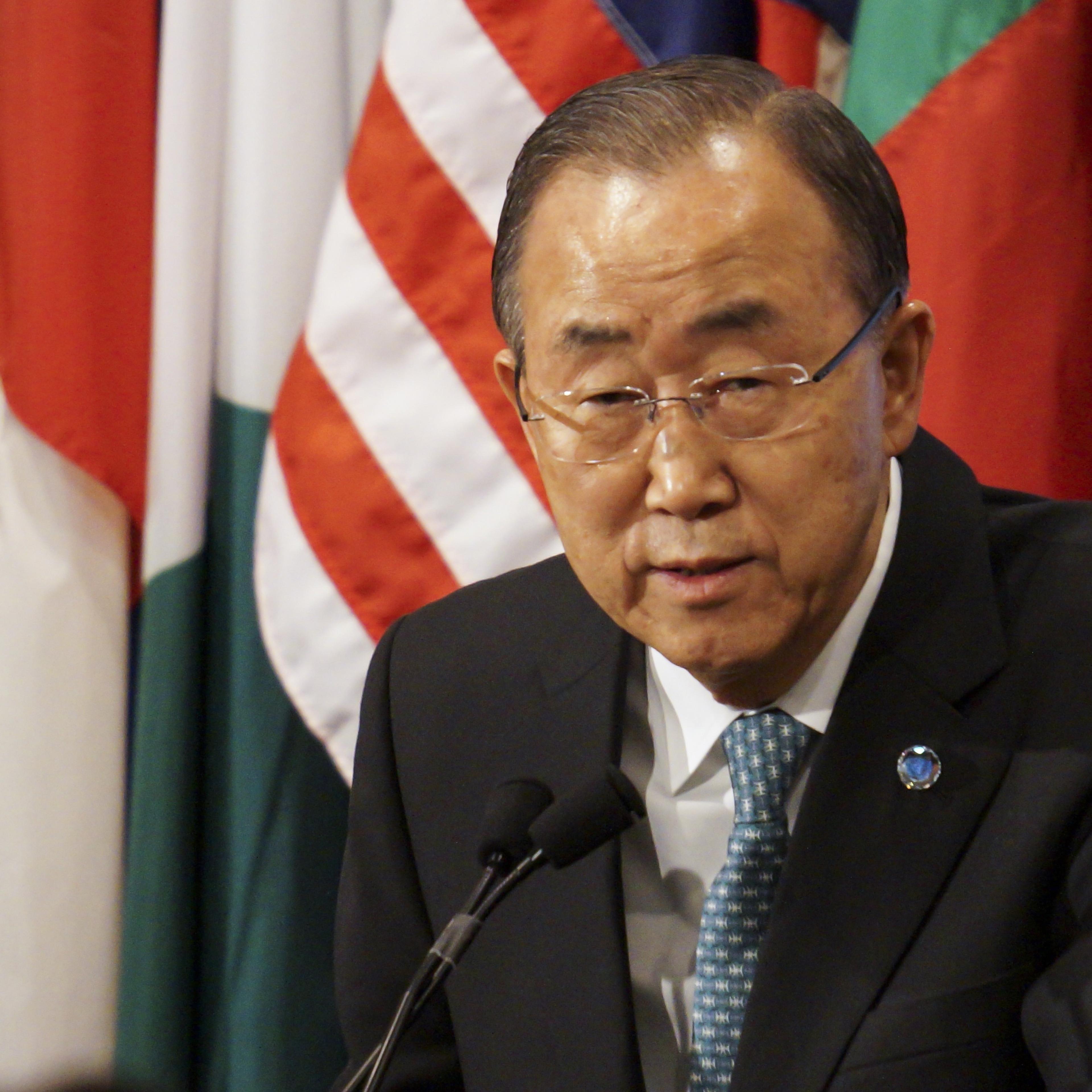 UN Secretary General Ban Ki-moon