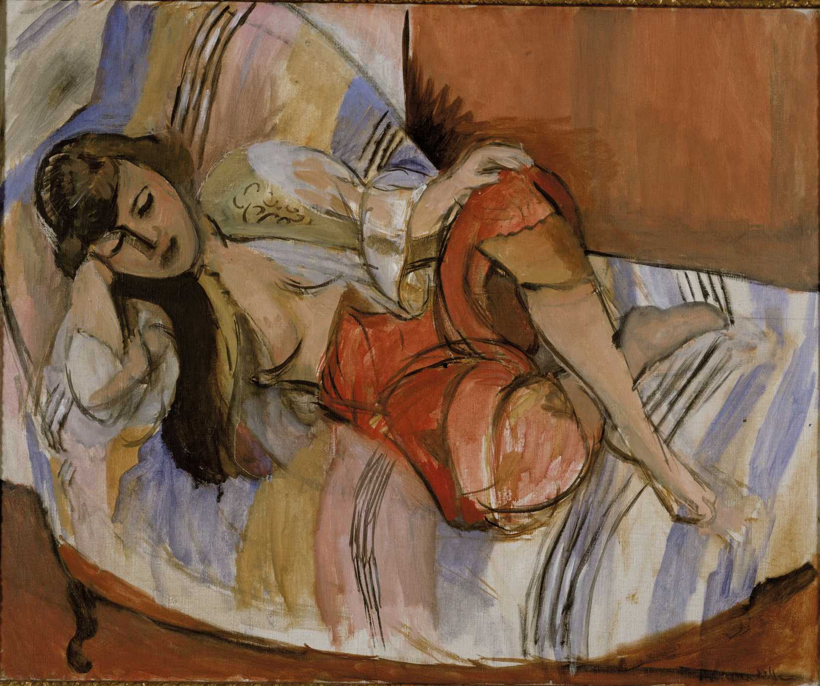 The 1921 painting <i>Odalisque</i> by Henri Matisse, one of the artists whose works is believed to have been retrieved after being seized by the Nazis