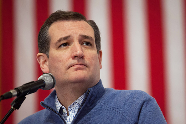 Republican presidential candidate Ted Cruz (R-TX) speaks at the Emmanuel Baptist Church in Hooksett, N.H., on Feb. 4, 2016.