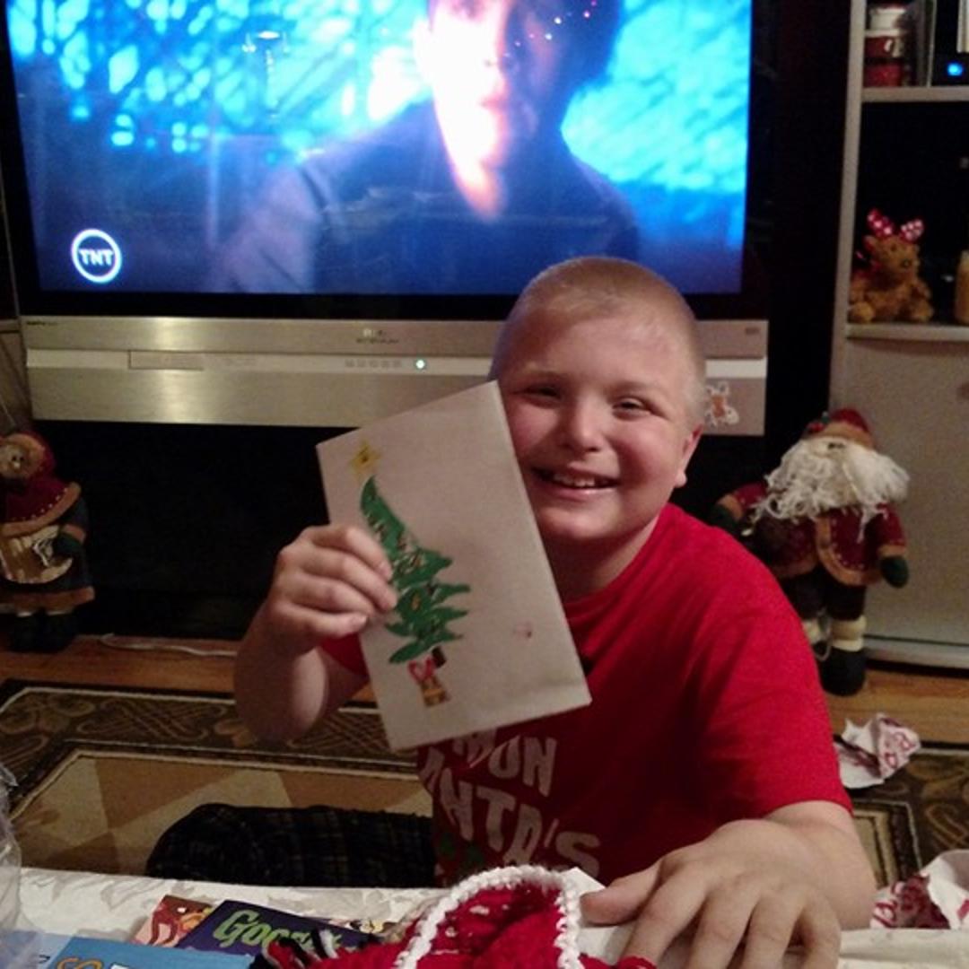 Sean Stewart, 10, has received over 3,500 Christmas cards after his letter campaign went viral.
