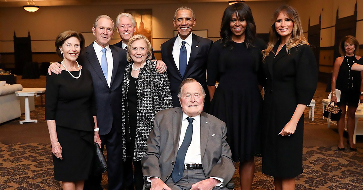 barbara-bush-funeral-barack-obama-michelle-obama-melania-trump