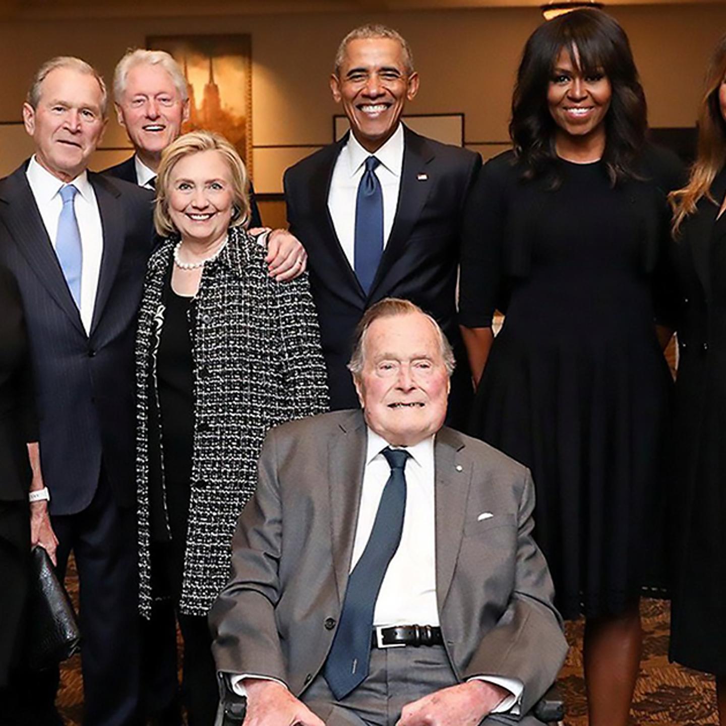 barbara-bush-funeral-barack-obama-michelle-obama-melania-trump