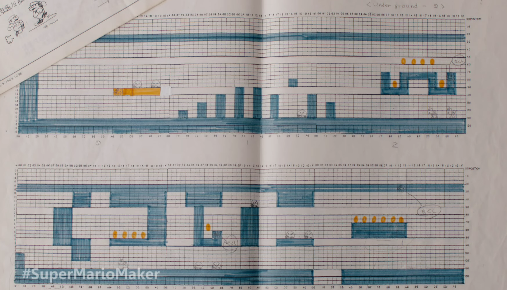 Nintendo's Original Super Mario Bros. Sketches