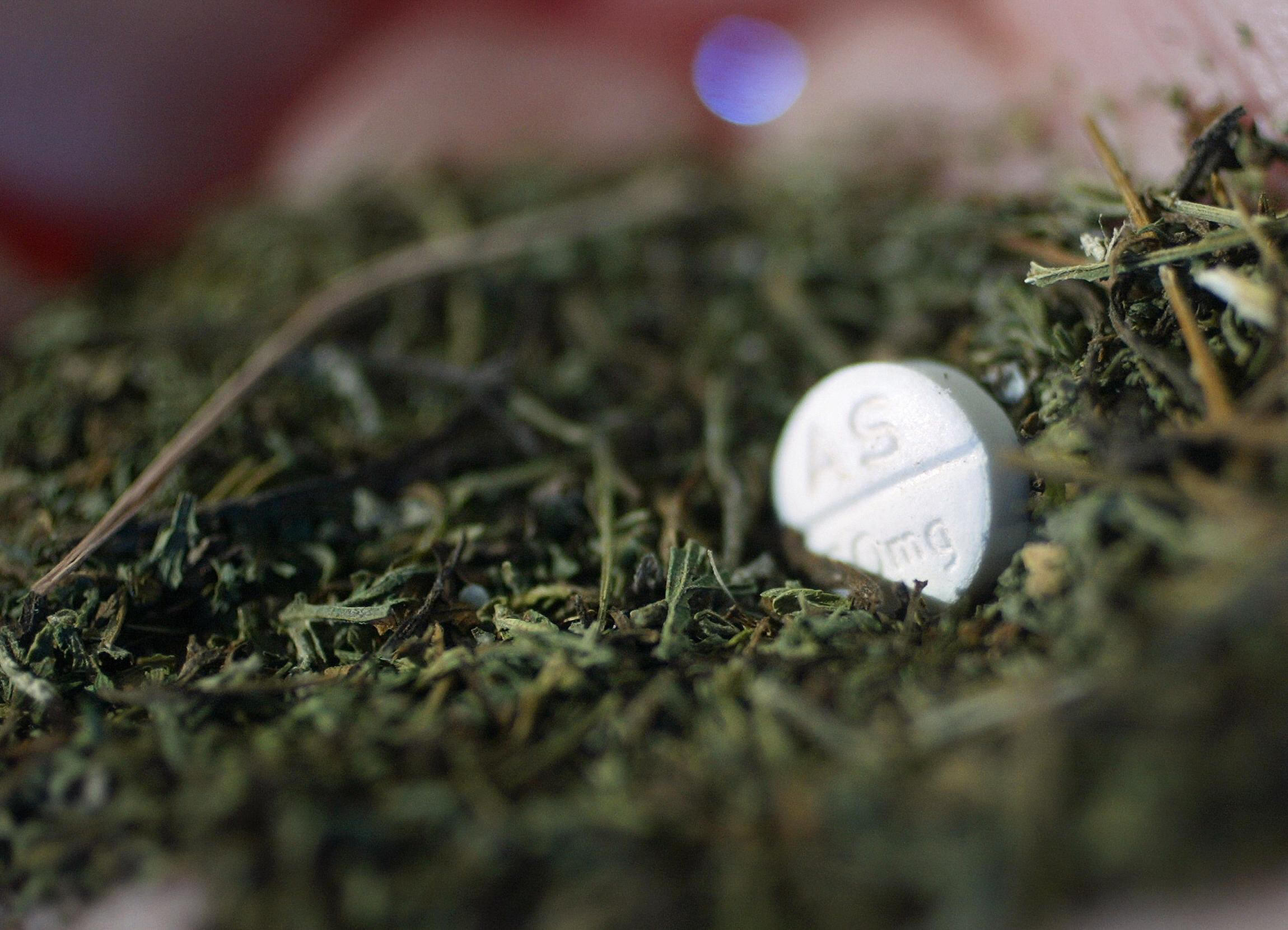 This photo shows a sample of unprocessed