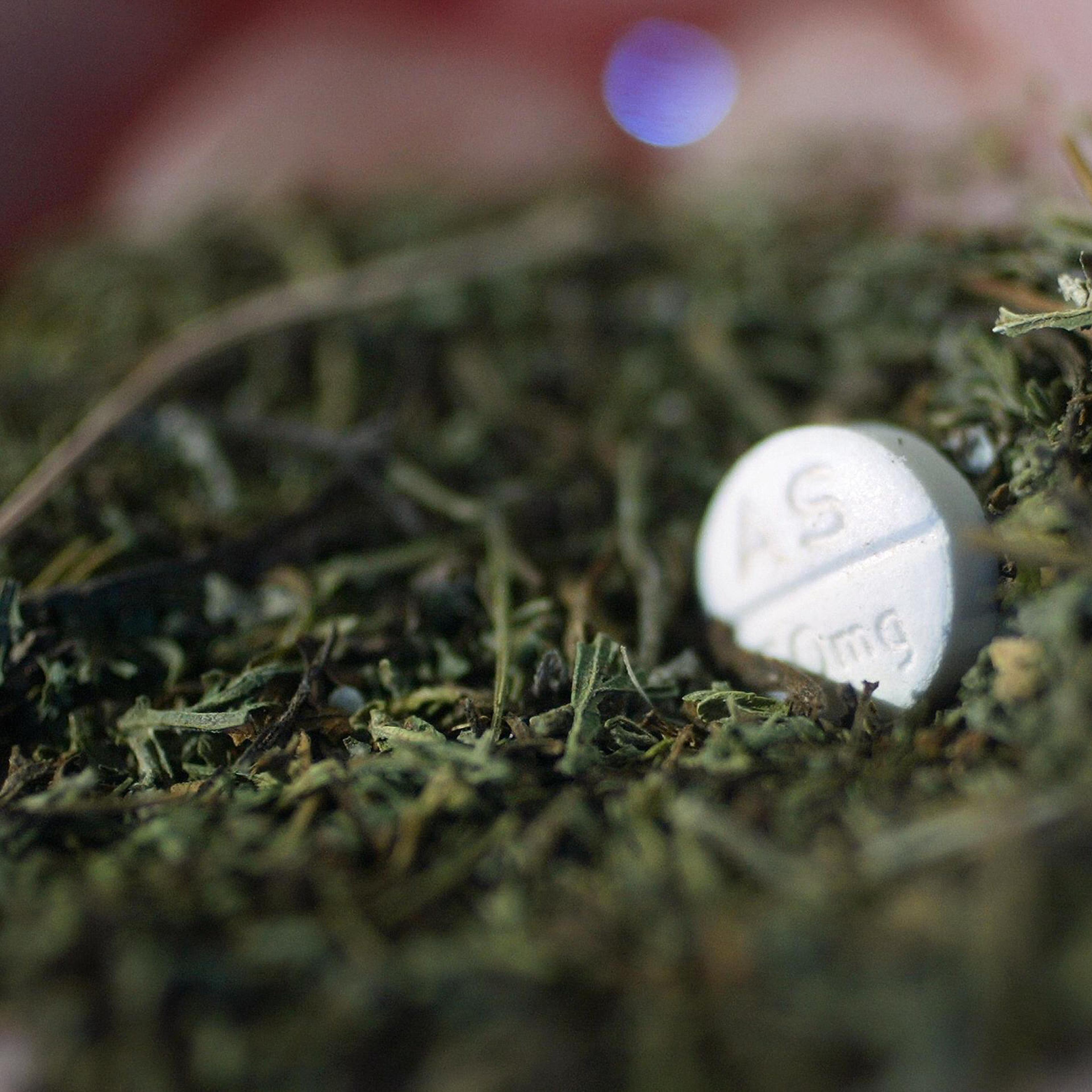 This photo shows a sample of unprocessed