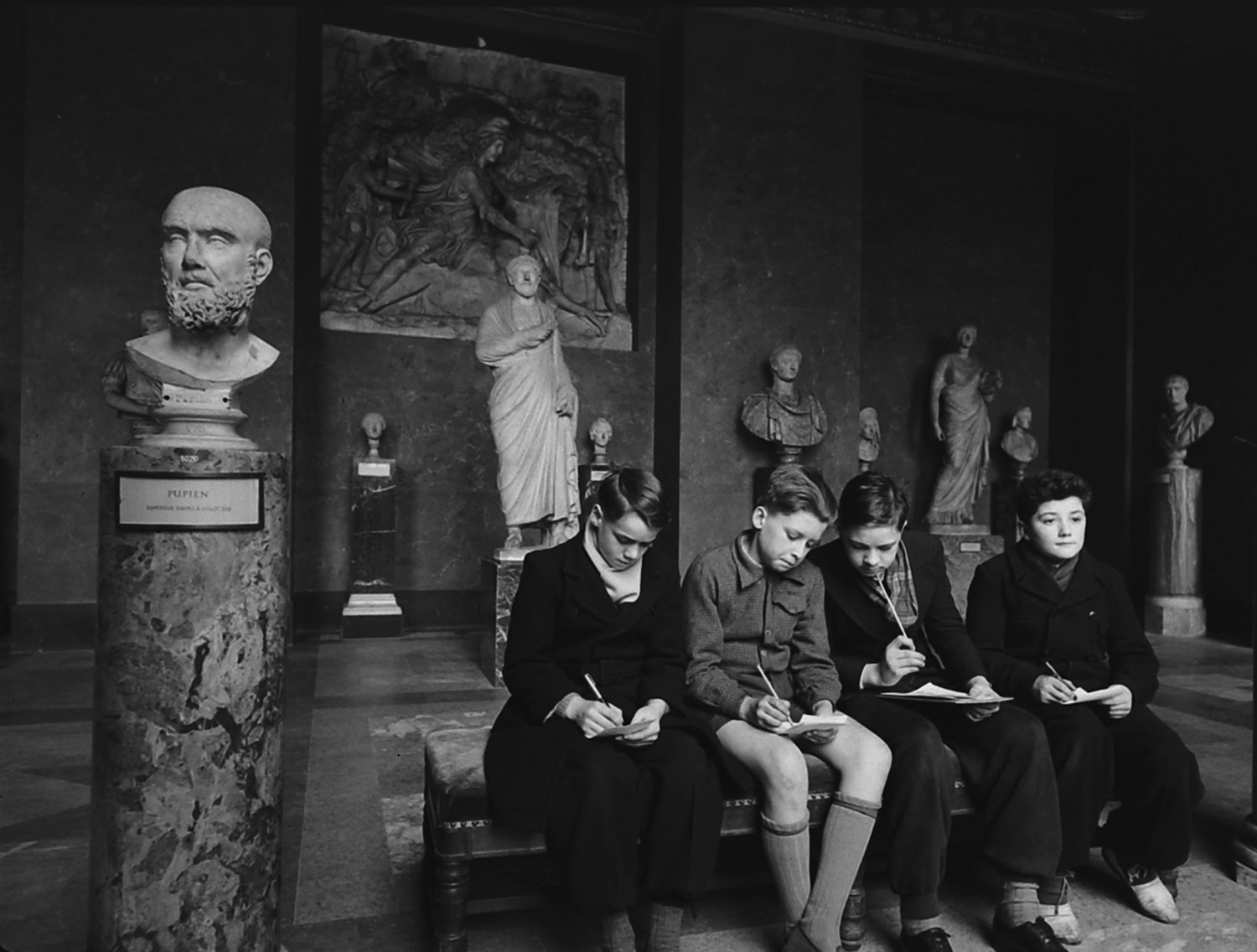 <b>Not originally published in LIFE.</b> The Louvre, 1953.