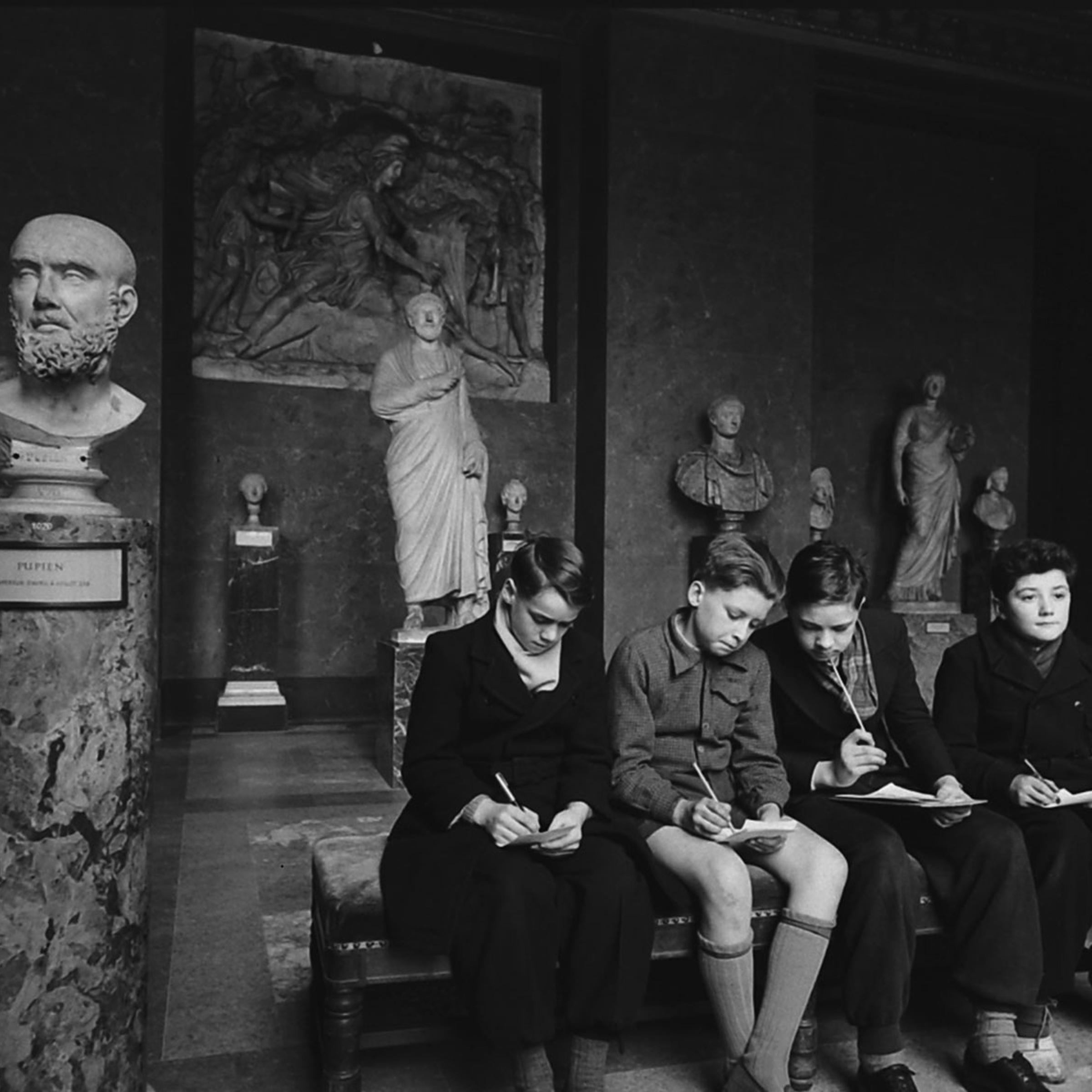 <b>Not originally published in LIFE.</b> The Louvre, 1953.