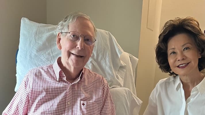 McConnell Confirms Fall and Pneumonia, Vows to Finish Senate Term