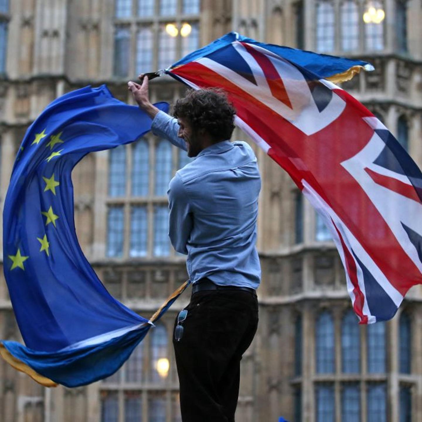 BRITAIN-EU-POLITICS-BREXIT-PROTEST