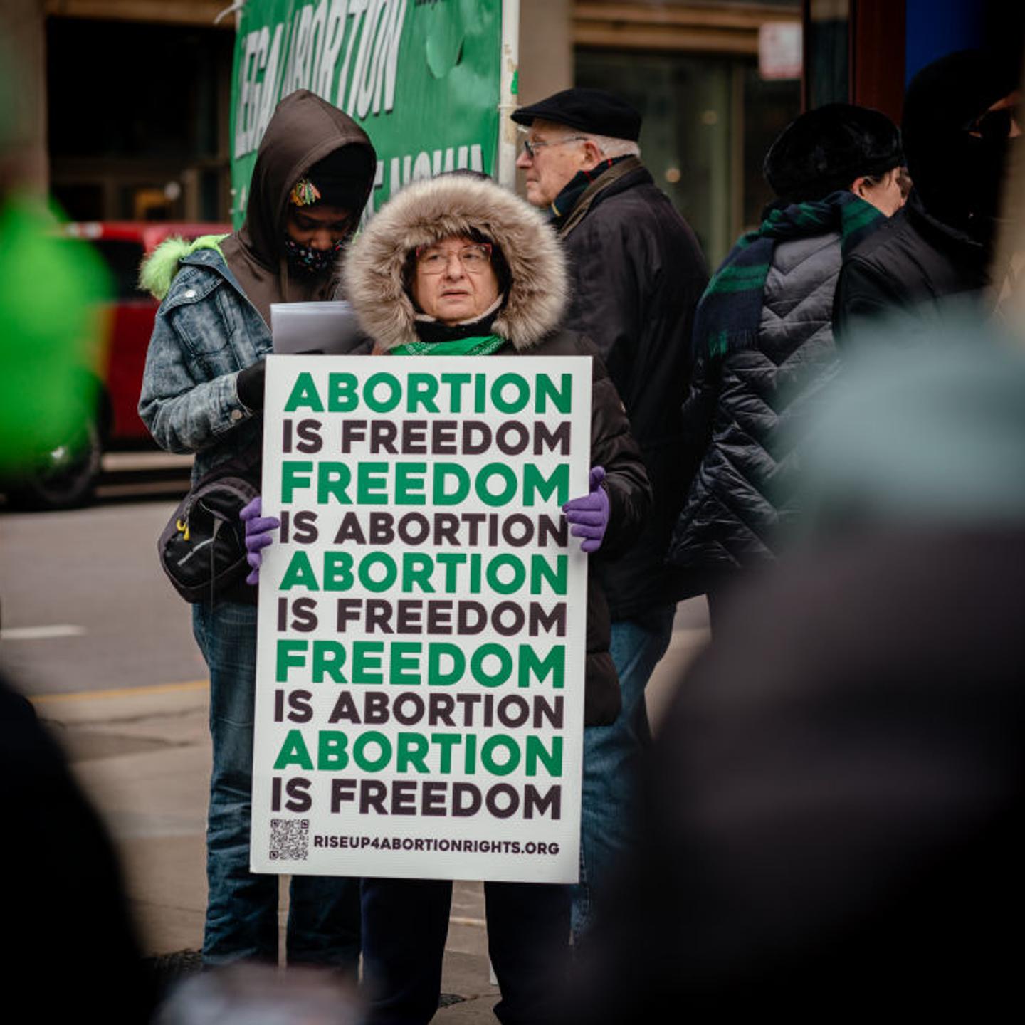 International Women's Day Rally Outside Walgreens As Pharmacy Stops Selling Abortion Pills