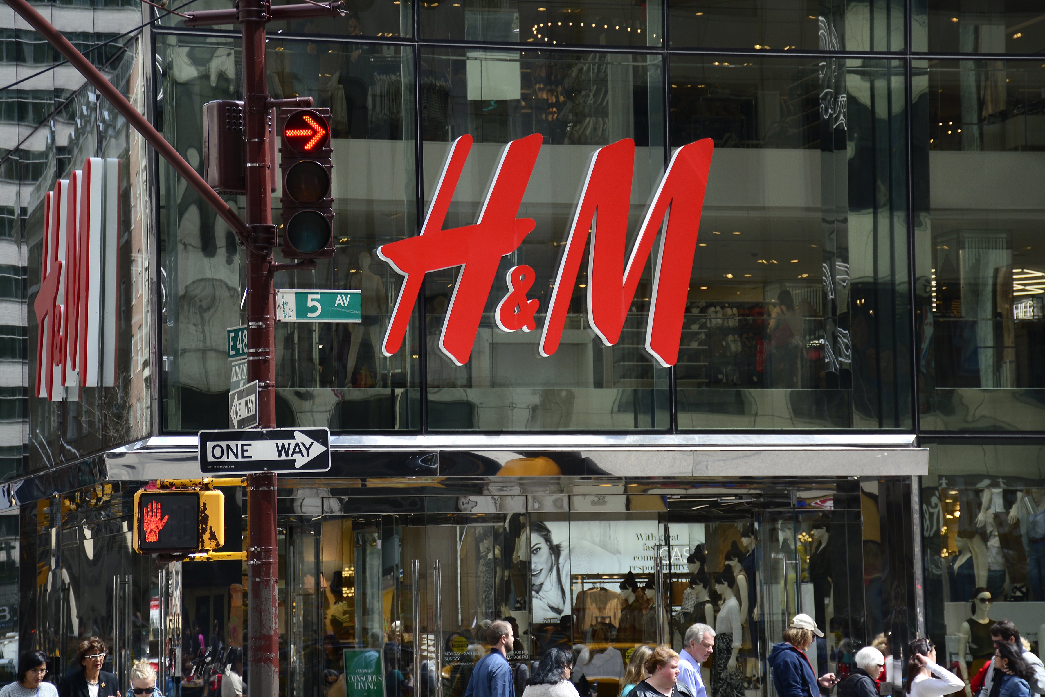 The H&amp;M clothing store on Fifth Avenue in Midtown Manhattan in New York City on April 26, 2015.