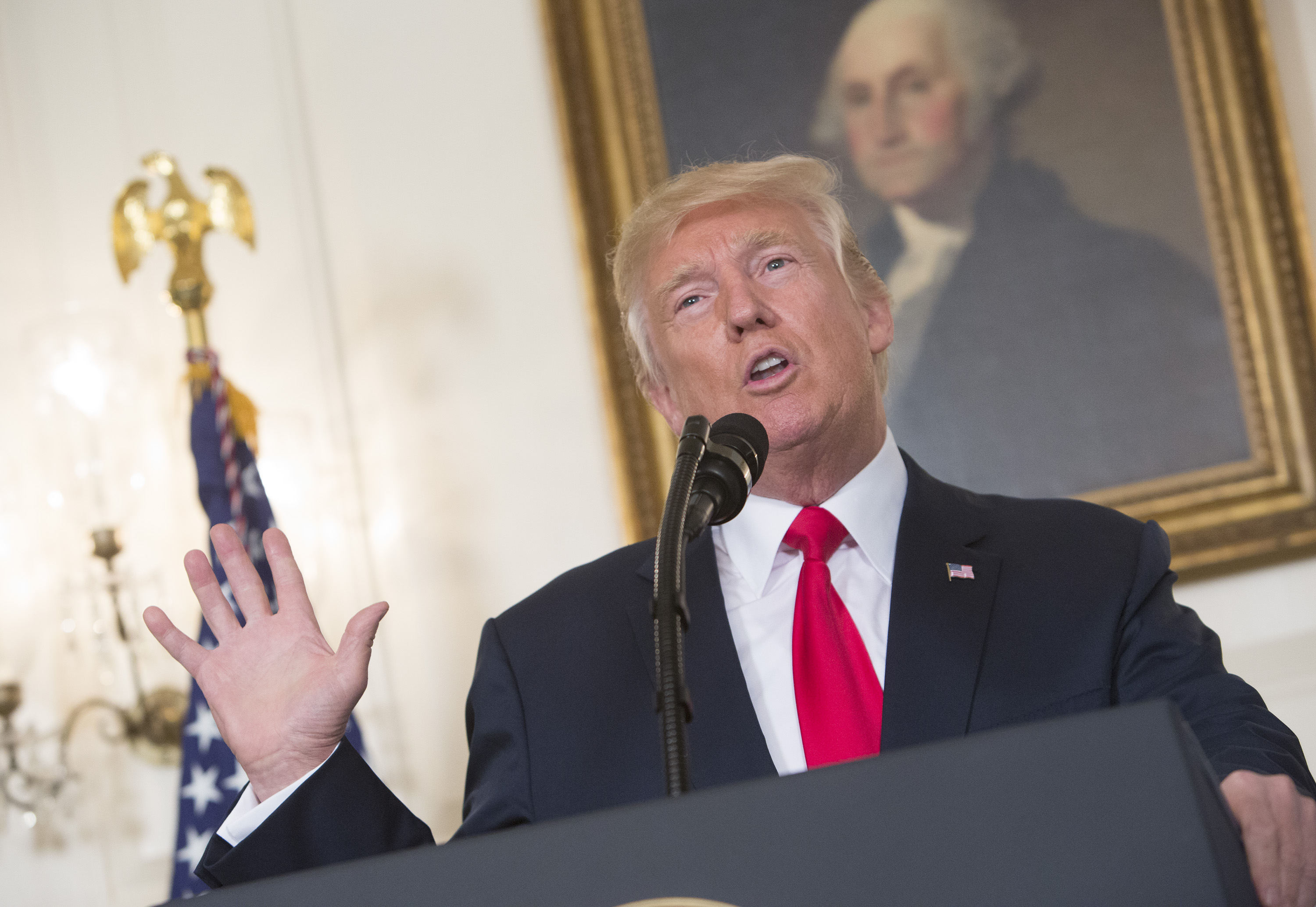 President Trump Makes Statement About Violence In Charlottesville, Virginia