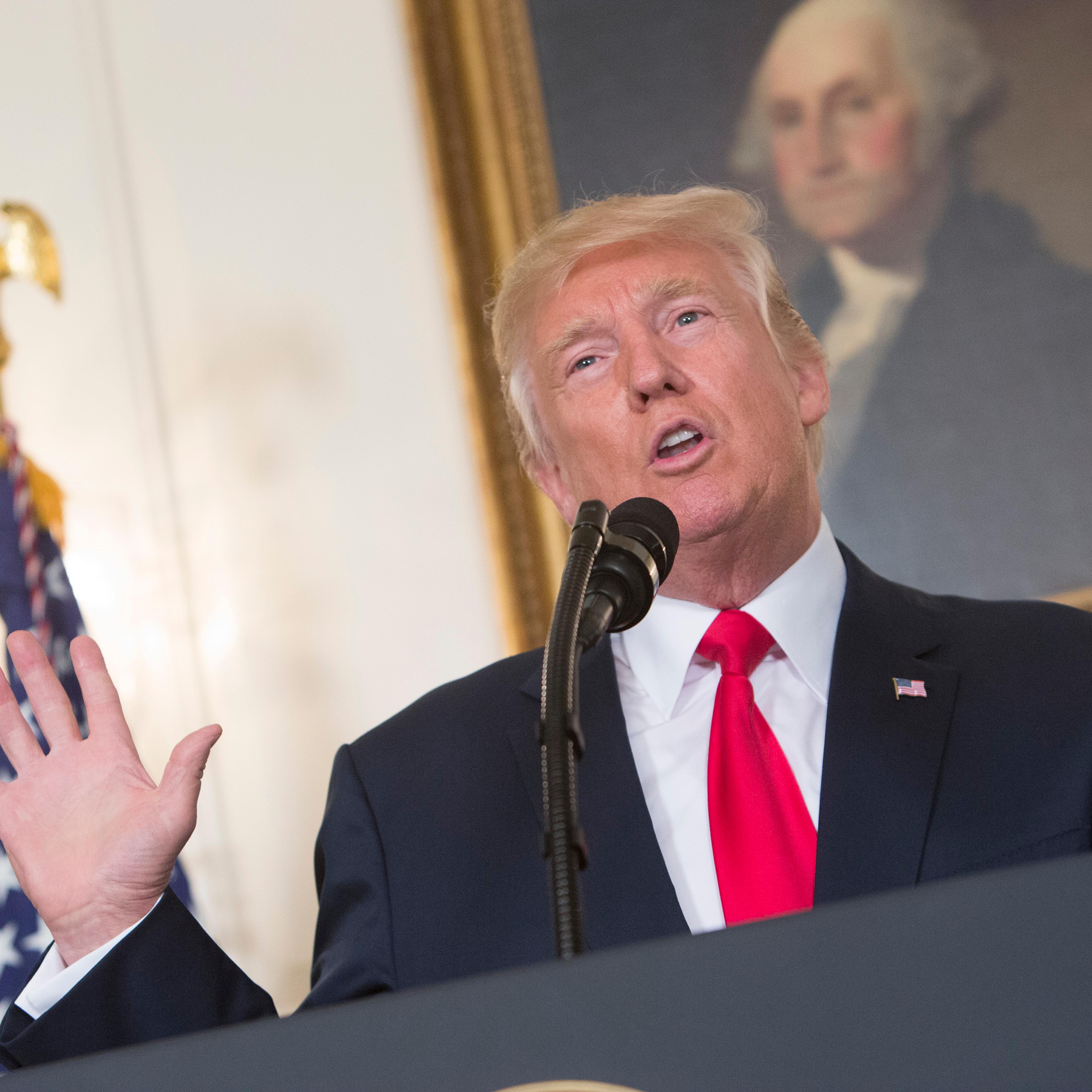 President Trump Makes Statement About Violence In Charlottesville, Virginia