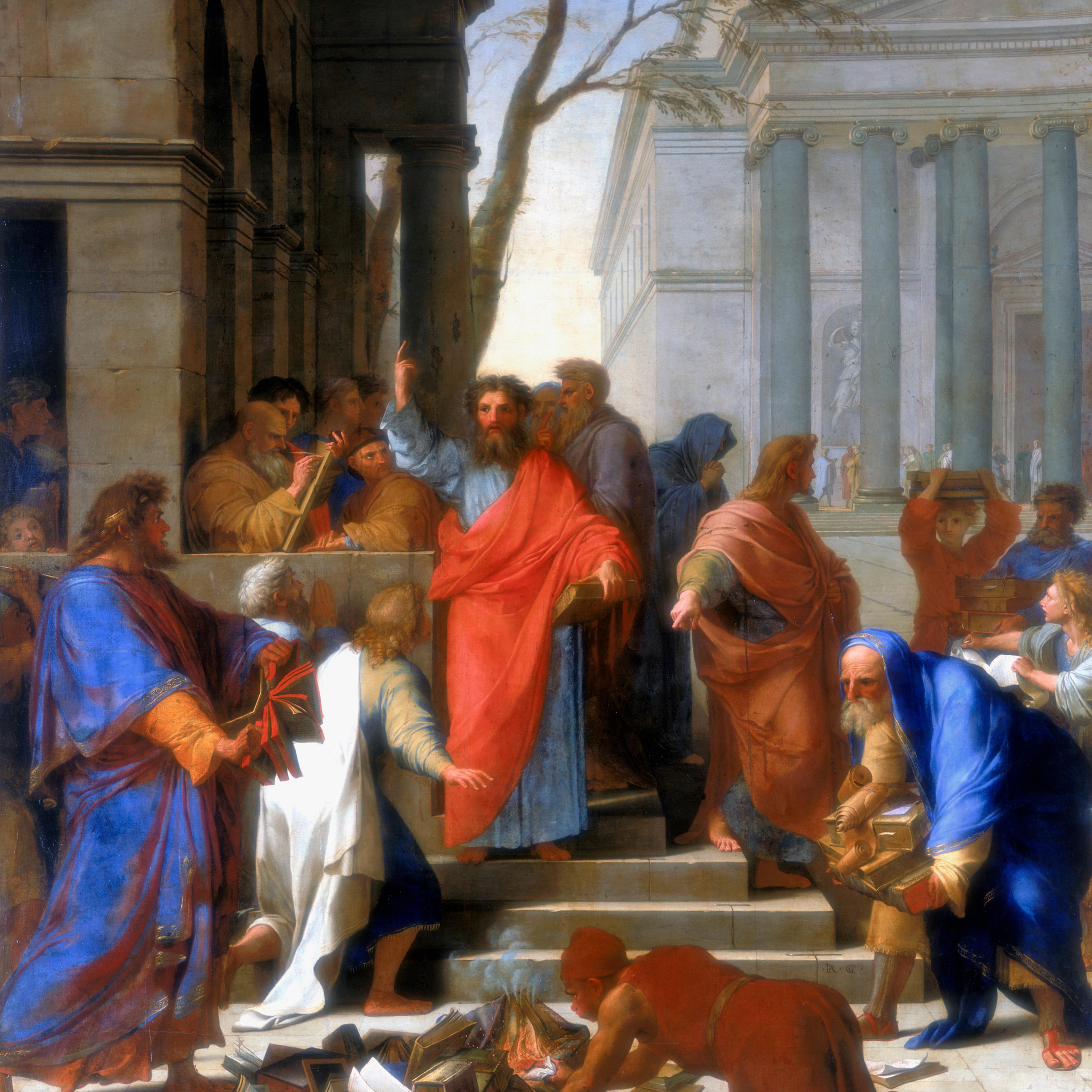 'Saint Paul Preaching at Ephesus', 1649. Artist: Eustache Le Sueur