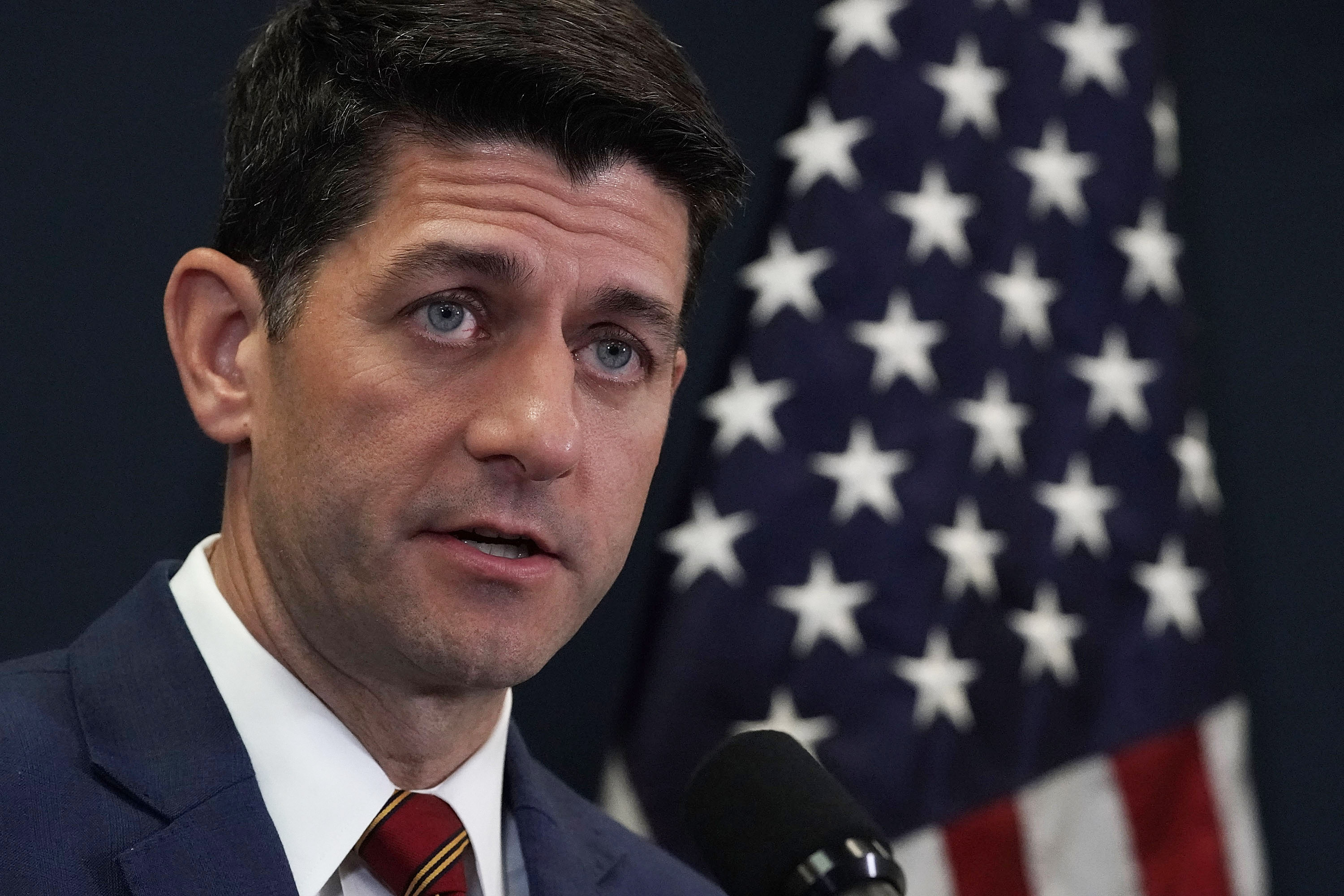 Speaker Paul Ryan And House Leadership Speak To The Media After Their Weekly Conference Meeting