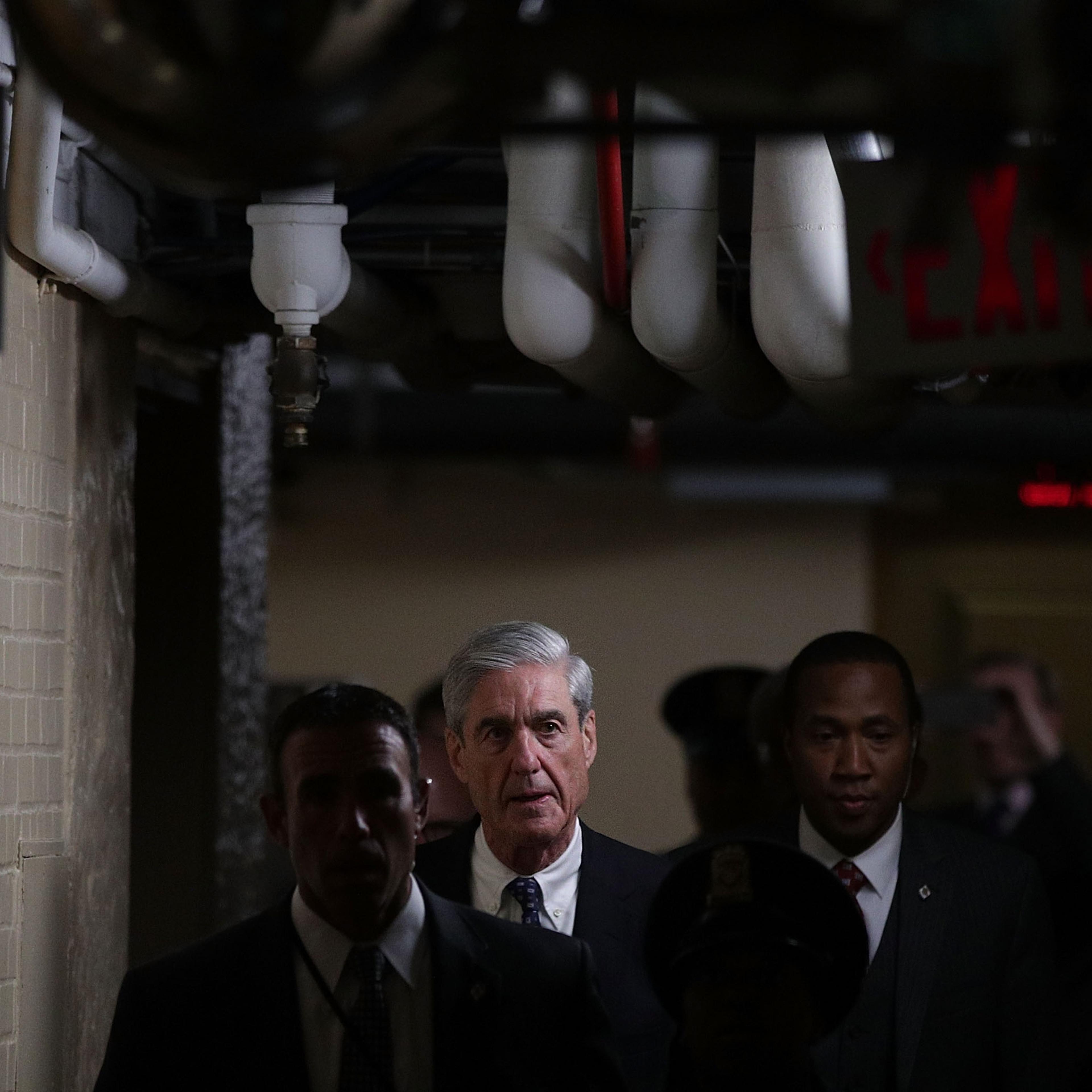 Special Prosecutor Robert Mueller Briefs Senate Intel Committee On Capitol Hill