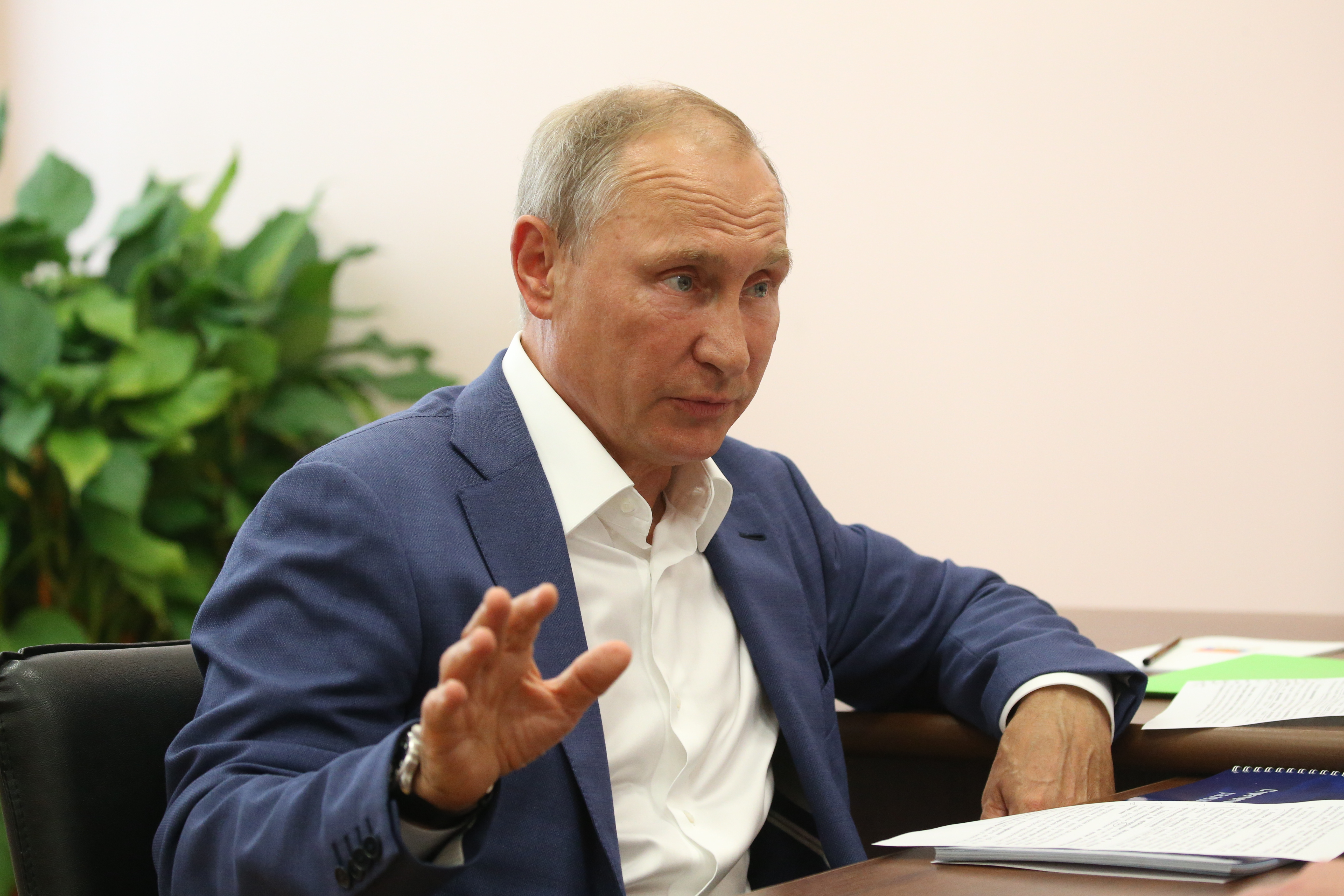Russian President Vladimir Putin Visits Sevastopol