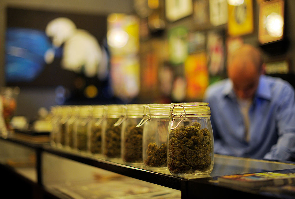A cannabis dispensary in Los Angeles