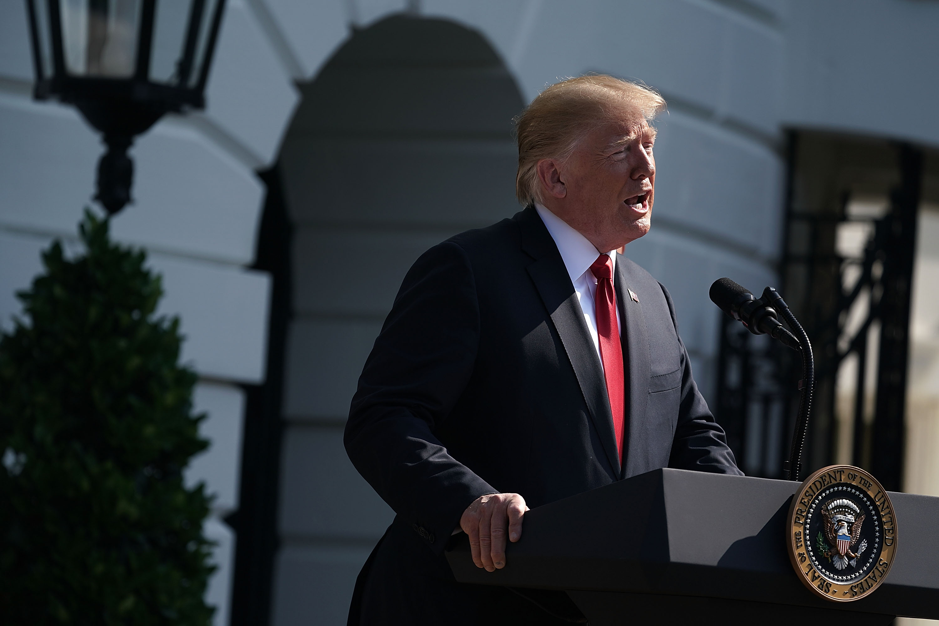 President Trump gives speech