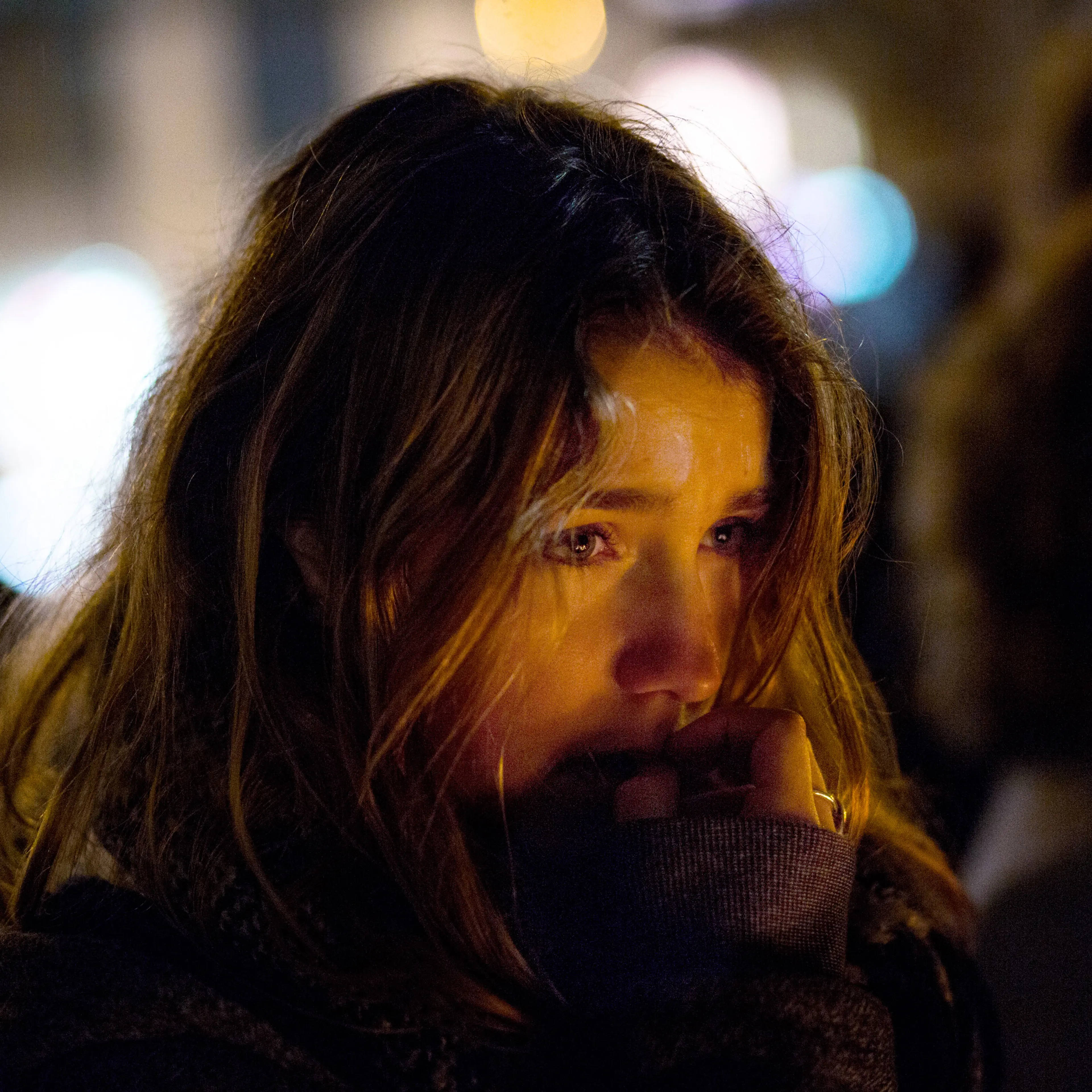 Paris Mourners on Place de la Republique