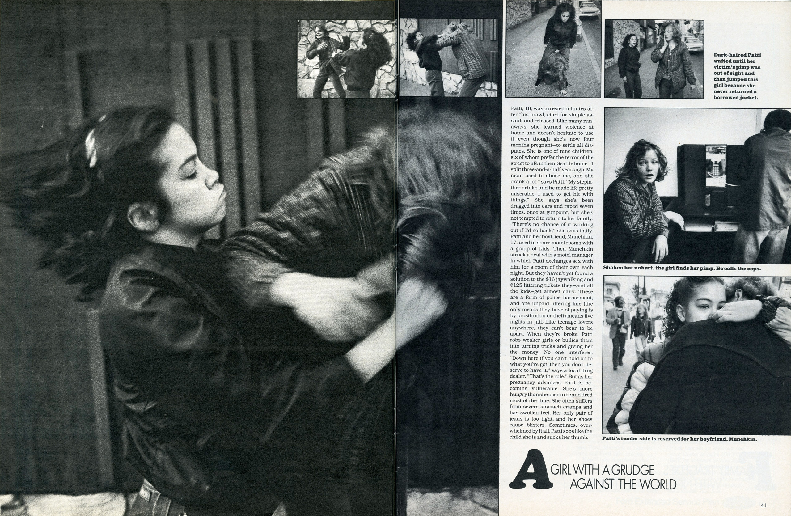 "Streets of the Lost: Runaway Kids eke out a mean life in Seattle"—LIFE magazine, July 1983.