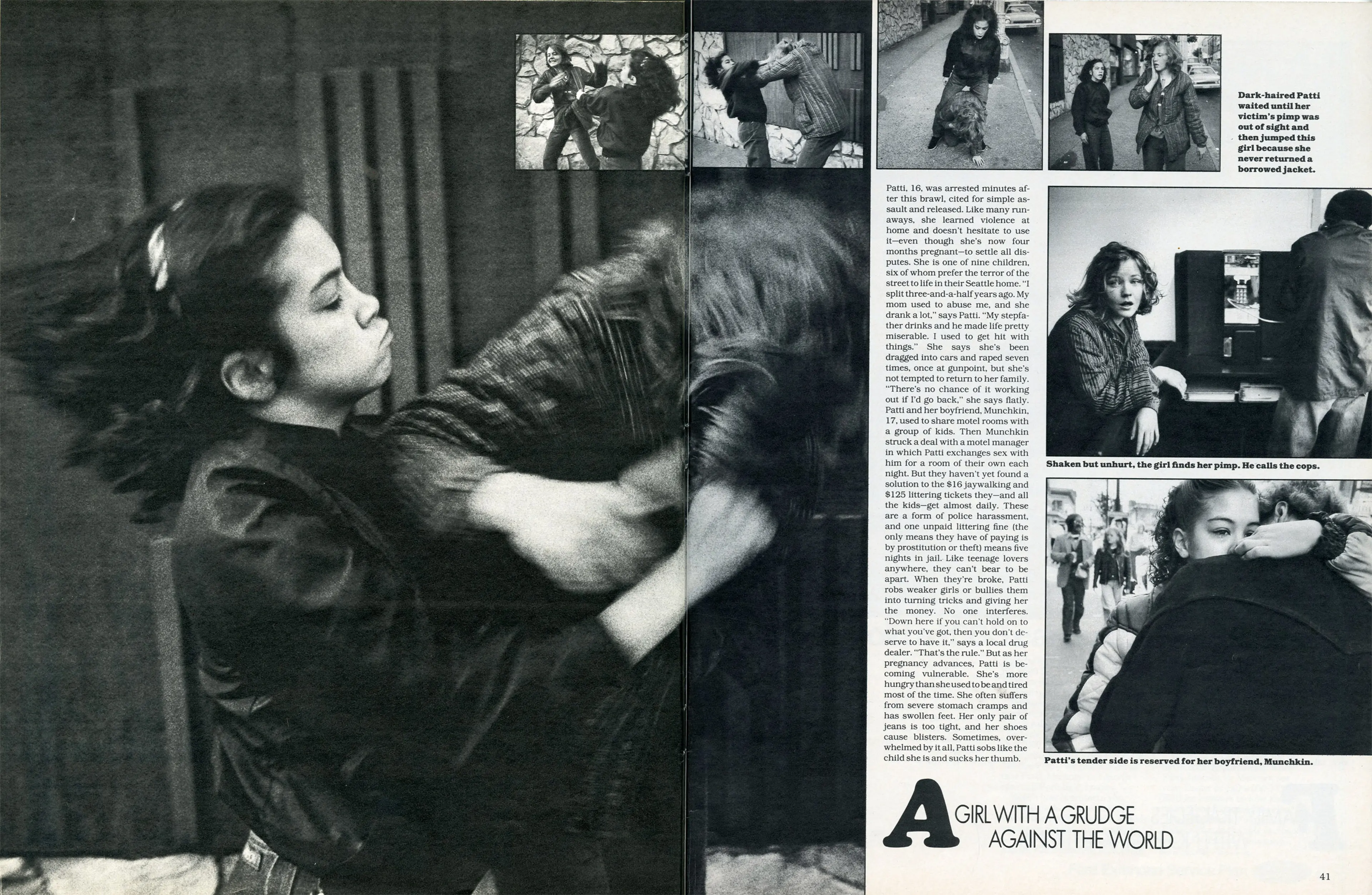 "Streets of the Lost: Runaway Kids eke out a mean life in Seattle"—LIFE magazine, July 1983.