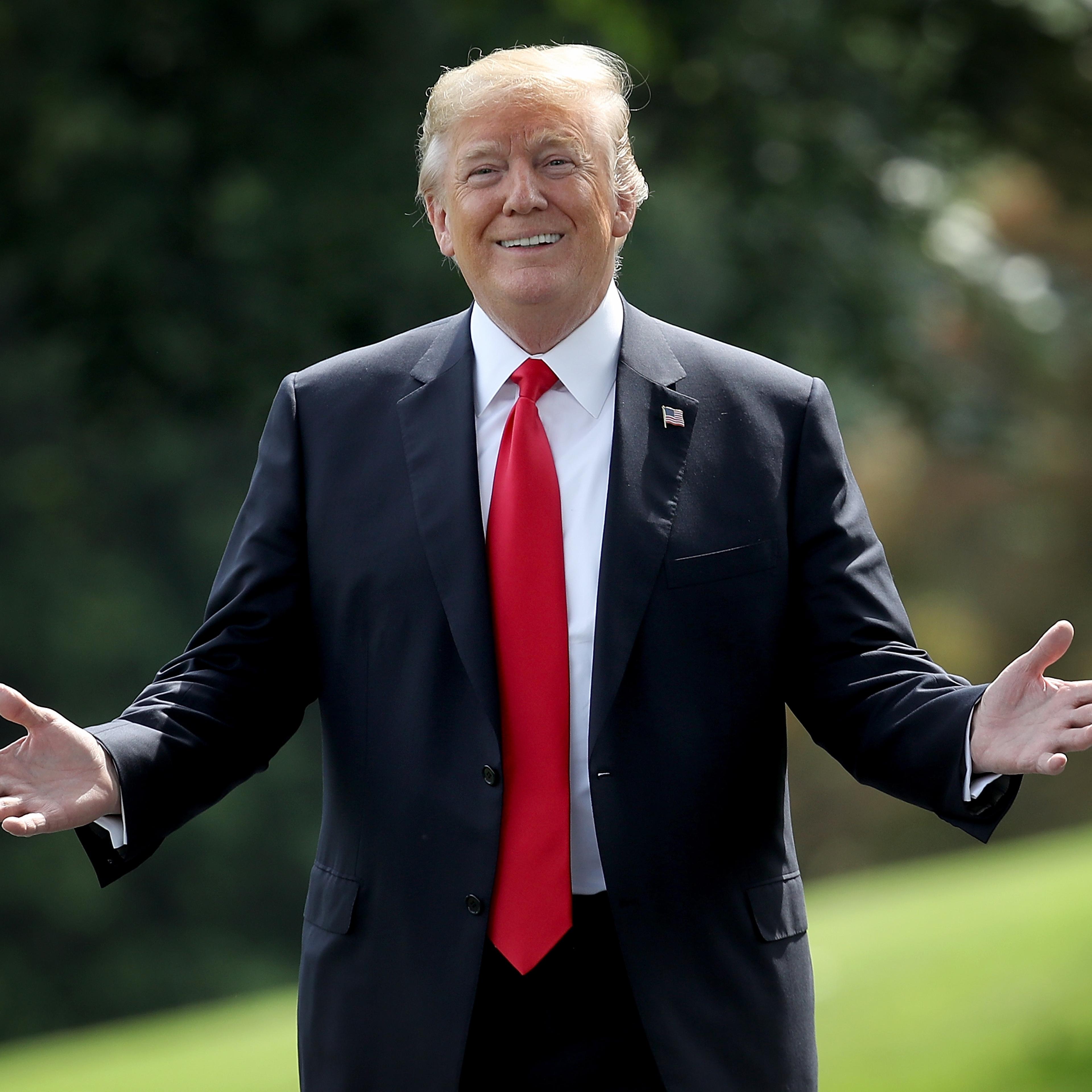 President Trump Departs White House For Nashville
