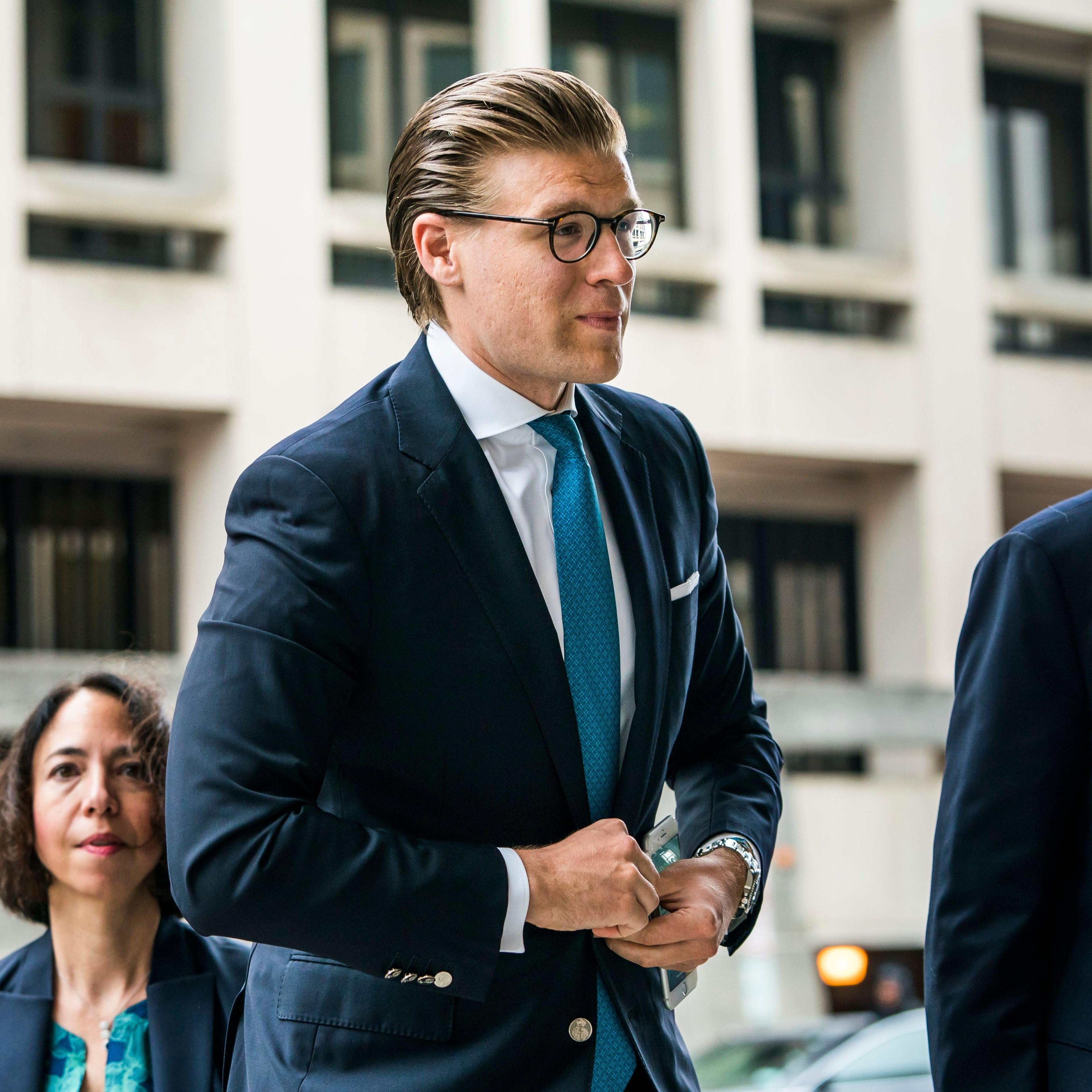 Lawyer Alex Van Der Zwaan sentenced in Federal Court, Washington, USA - 03 Apr 2018