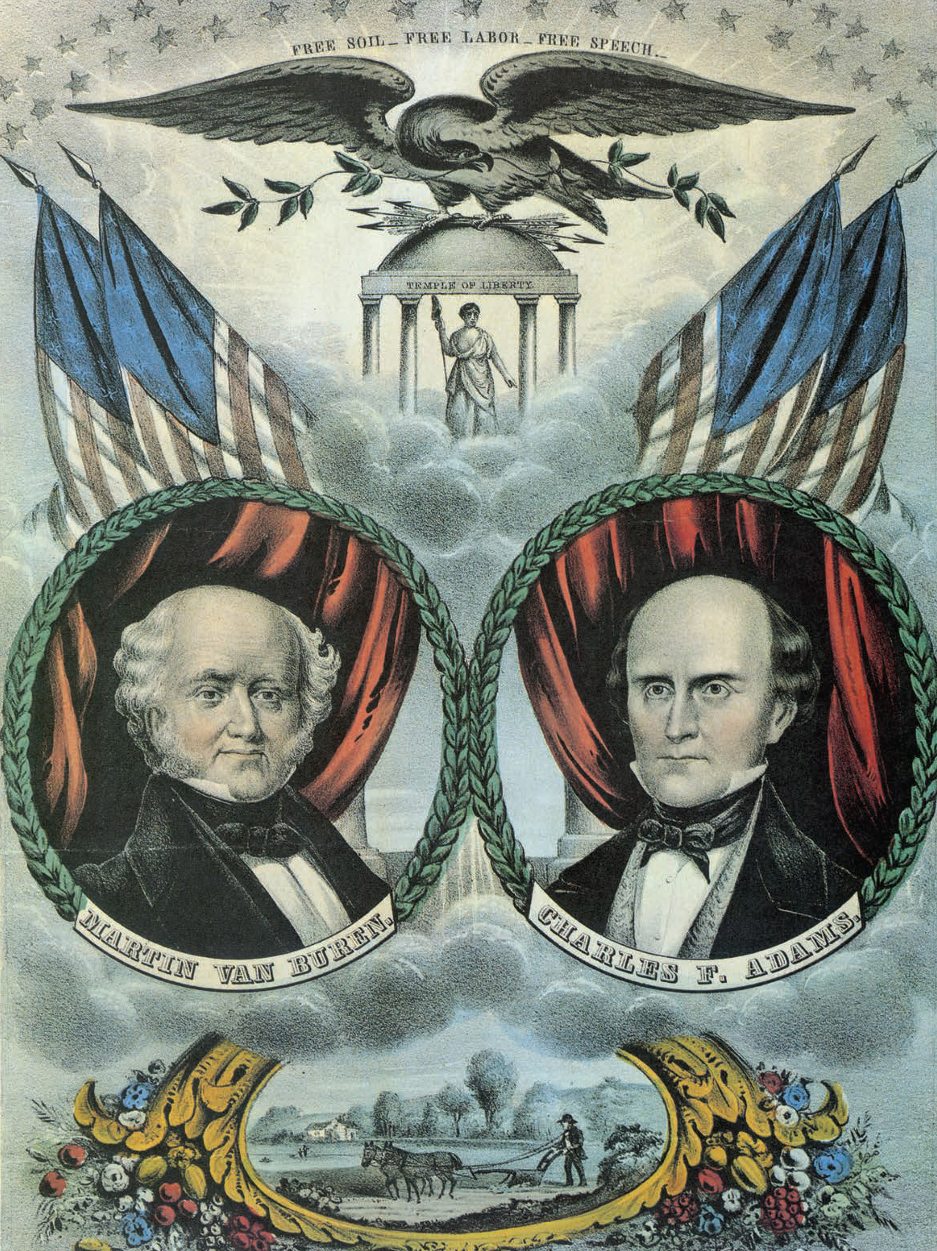 Currier and Ives Political Banner 1848
