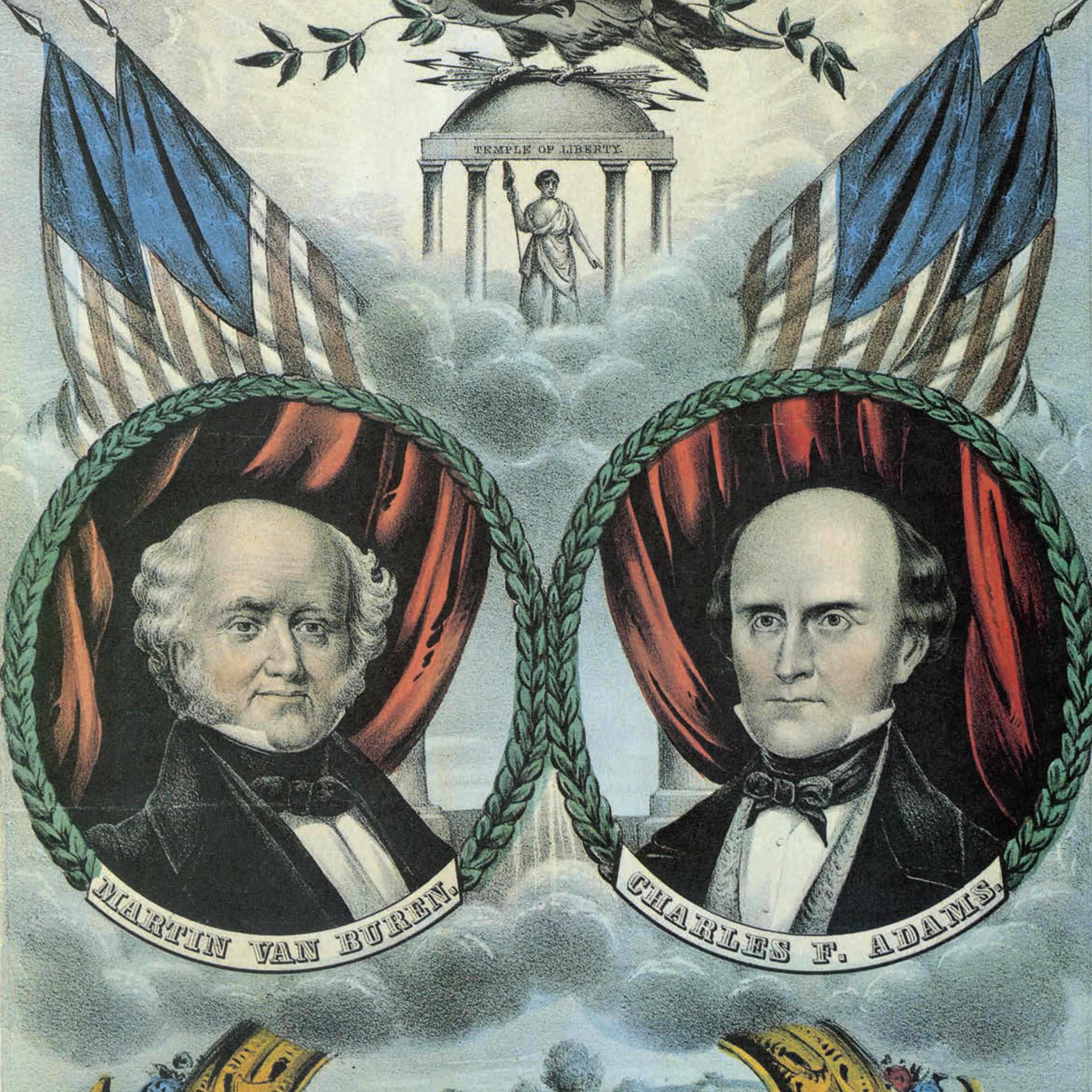 Currier and Ives Political Banner 1848