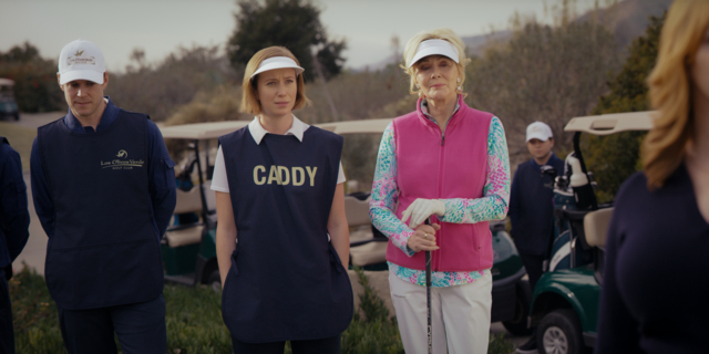 Hannah Einbinder, left, and Jean Smart in <i>Hacks</i> Season 3