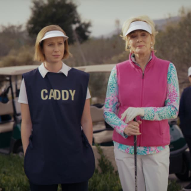 Hannah Einbinder, left, and Jean Smart in <i>Hacks</i> Season 3