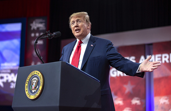 U.S. President Donald Trump speaks during the Conservative Political Action Conference (CPAC) in National Harbor, Md. on Saturday, March 2, 2019.