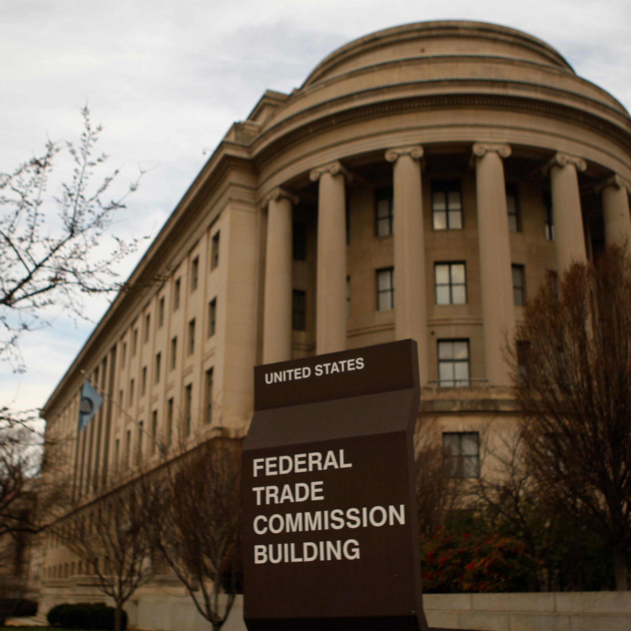 The Federal Trade Commission building is seen in Washington