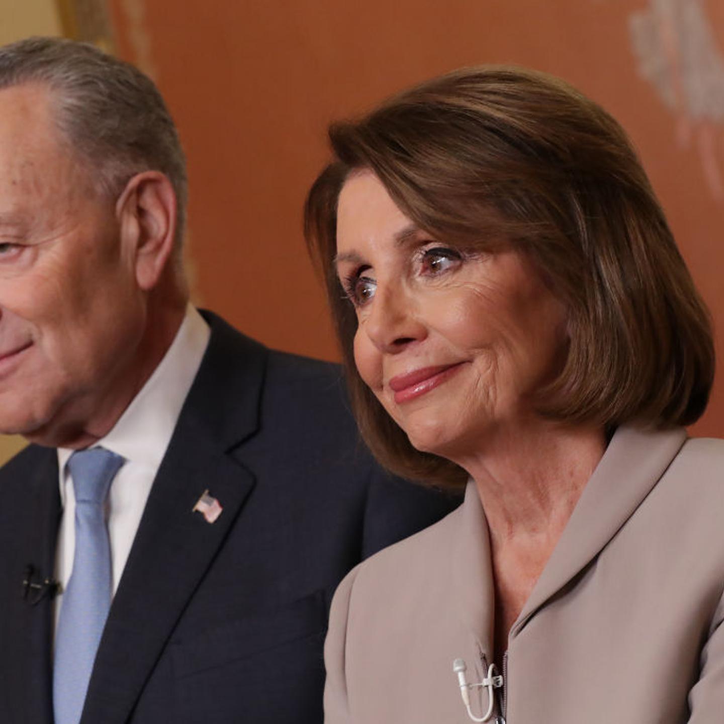 Democratic Leadership House Speaker Nancy Pelosi And Sen. Chuck Schumer Issue Response To President's Border Security Address