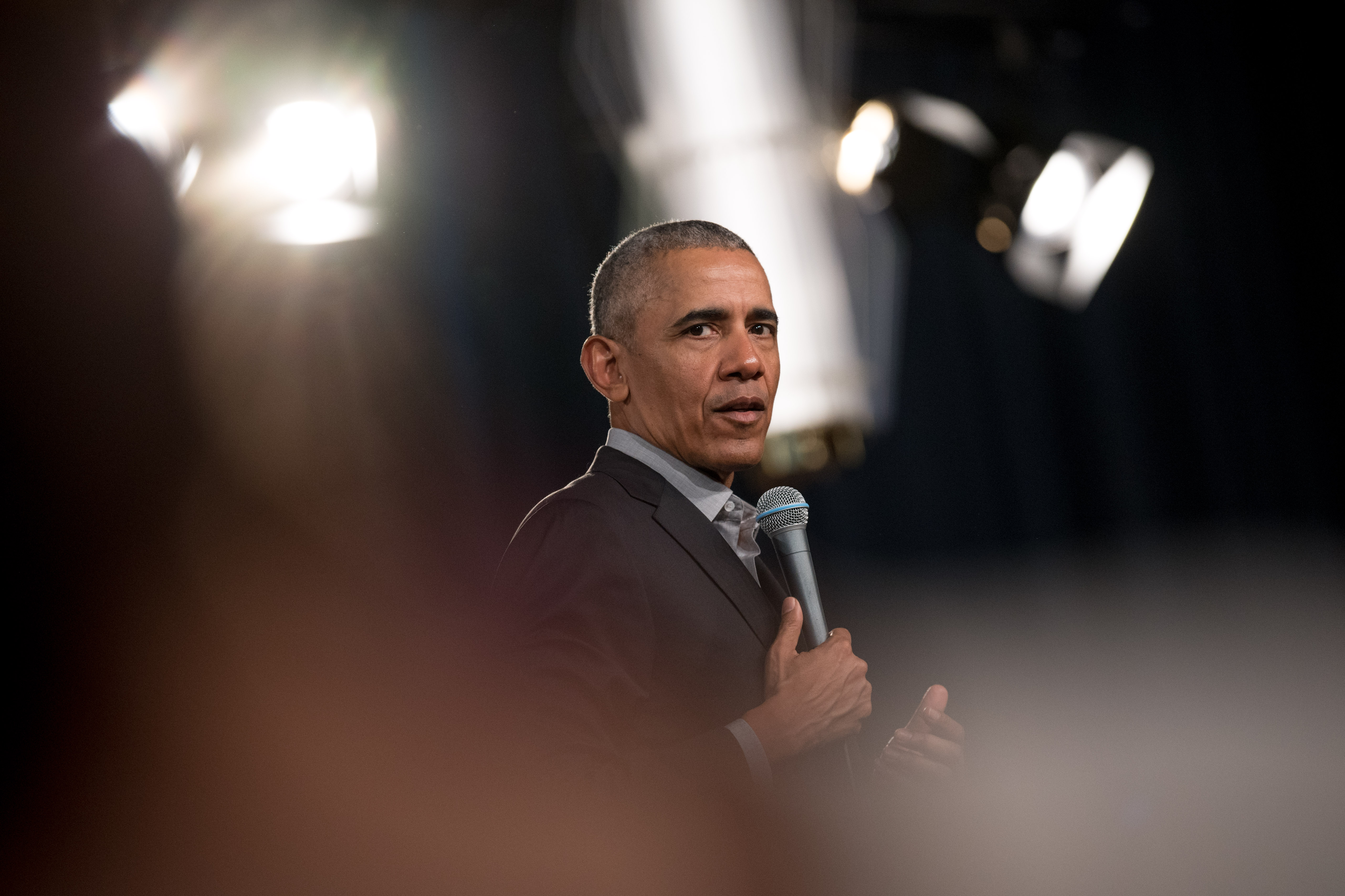 Former US President Barack Obama in Berlin