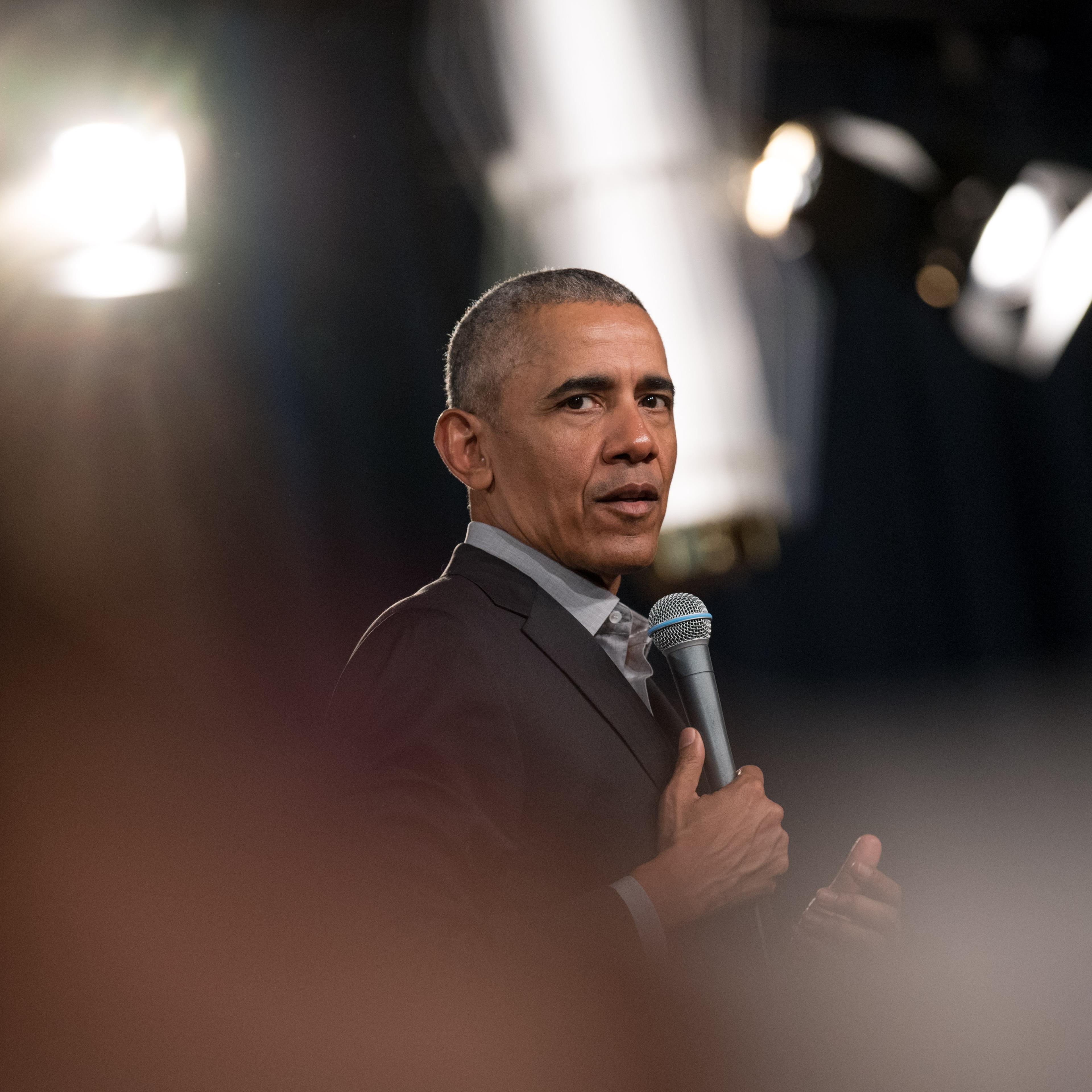 Former US President Barack Obama in Berlin