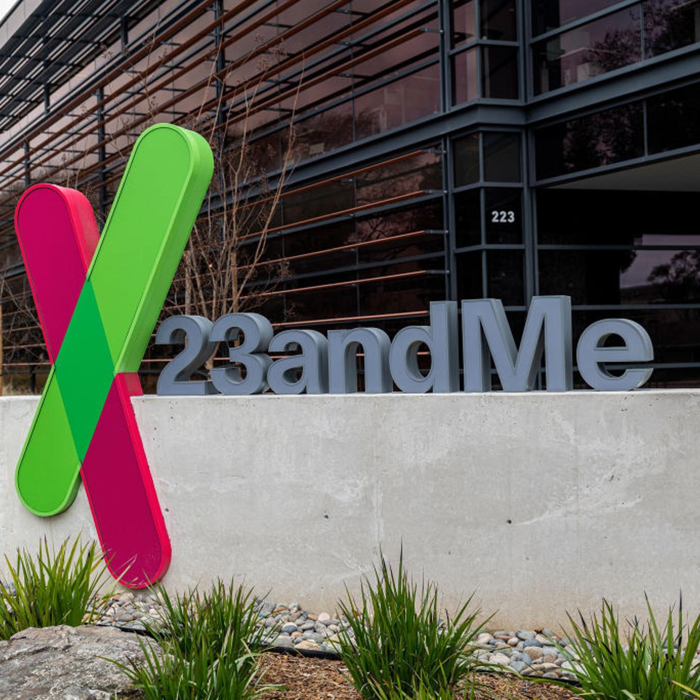The 23andMe headquarters in Sunnyvale, California, U.S., on Jan. 27, 2021